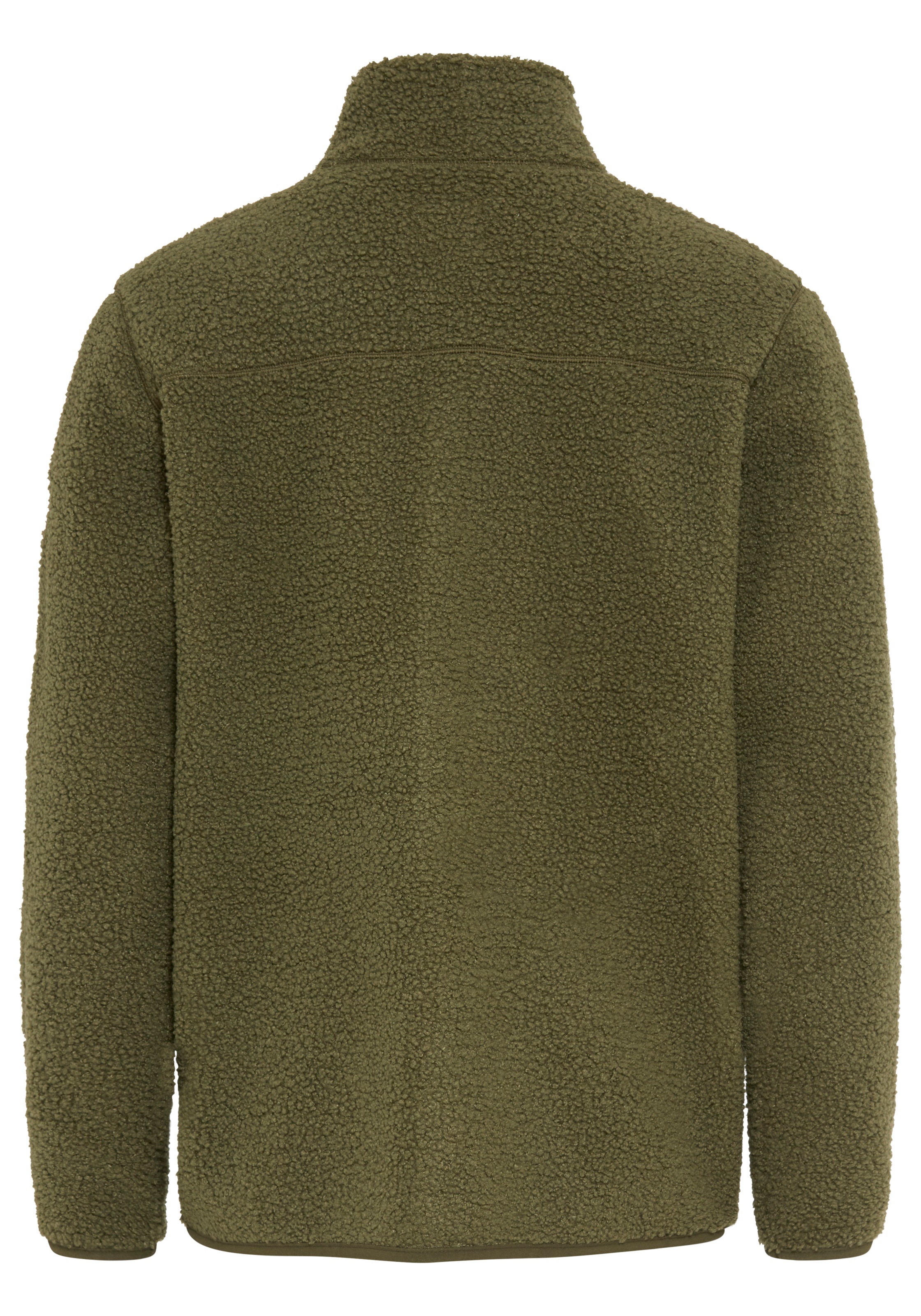 KangaROOS Fleecejacke hüftlang, figurumspielend, aus Plüsch-Material