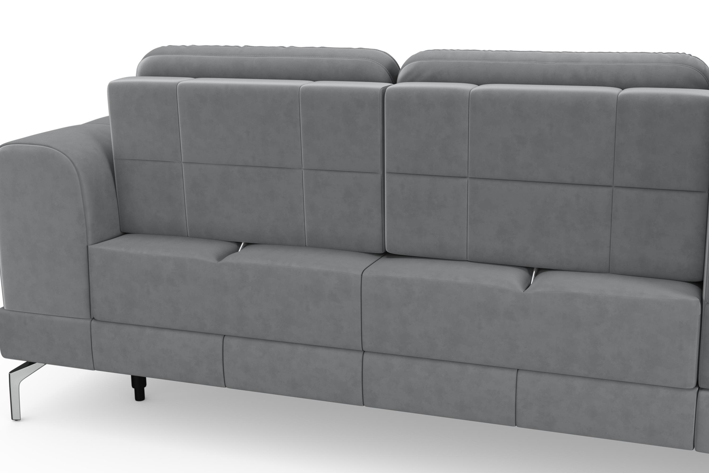 sit&more Ecksofa »Bendigo L-Form«, inklusive Sitztiefenverstellung, Bodenfreiheit 15 cm, 2 Fußfarben