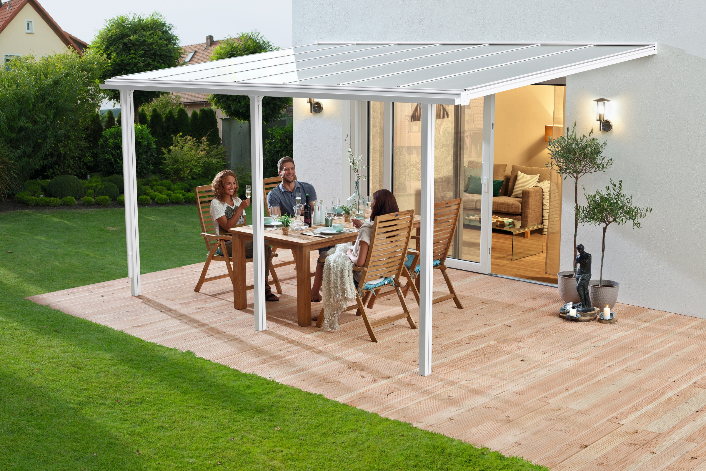 Beckmann Terrassendach »Trend Gr. 4«, BxT: 435x300 cm, versch. Farben