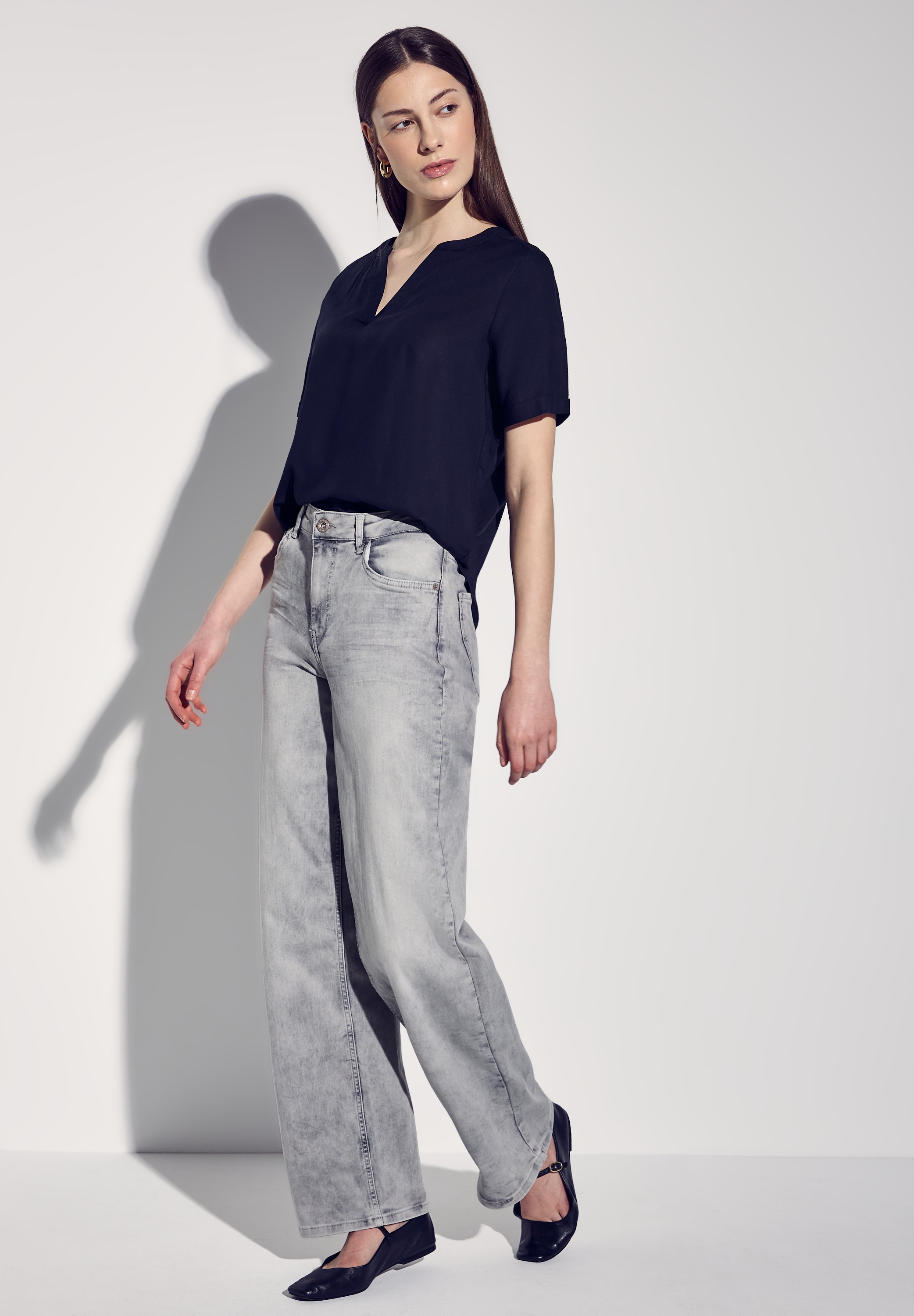 STREET ONE Comfort-fit-Jeans, High Waist