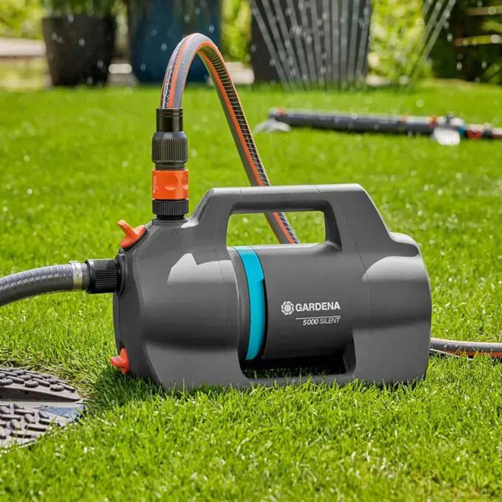 GARDENA Gartenpumpe »5000 Silent Saugschlauch-Set« inkl. 7m Saugschlauch