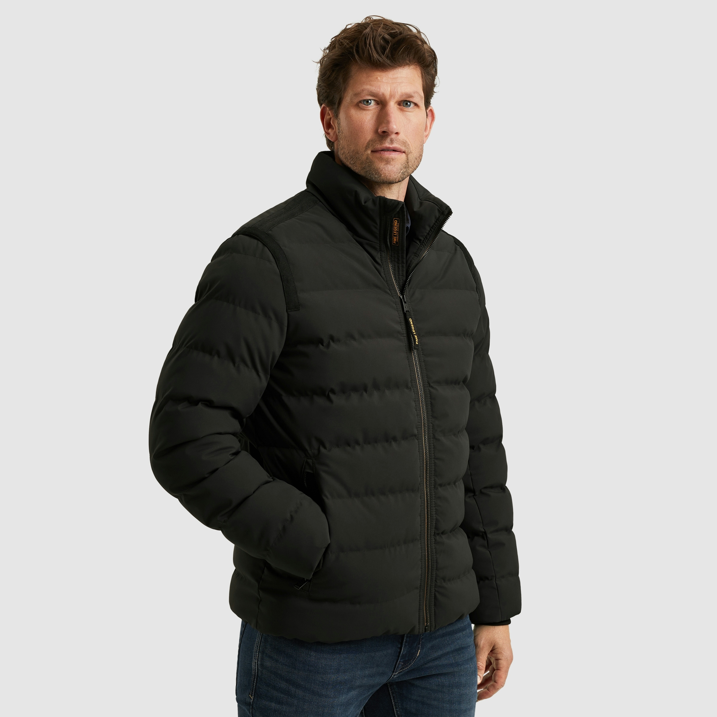 PME LEGEND Steppjacke »FREIGHTYET«, ohne Kapuze, Seitliche Eingriff- und Innentasche mit Reißverschluss