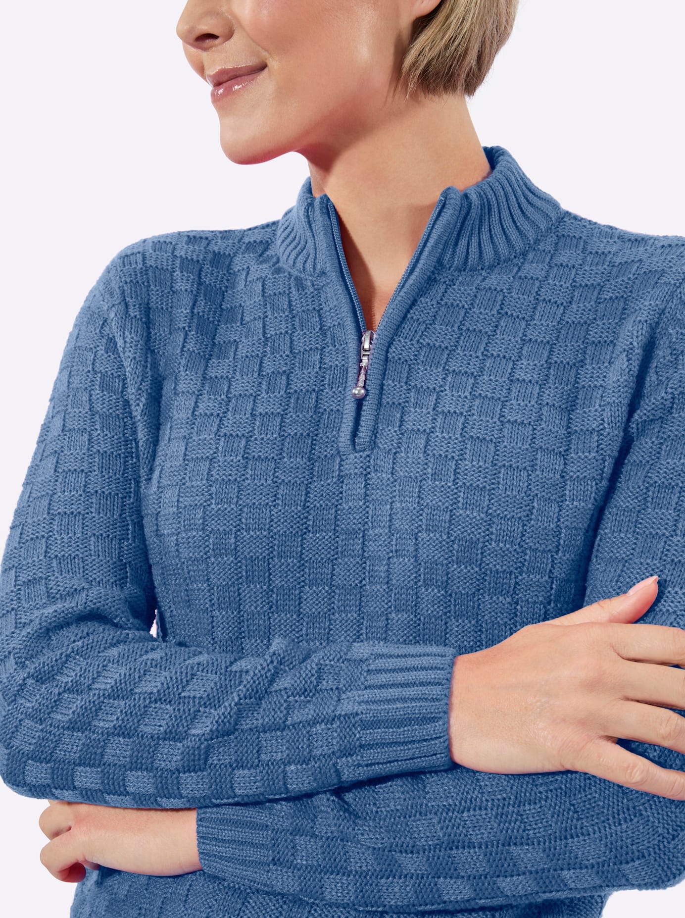 Classic Basics Stehkragenpullover »Strickpullover«