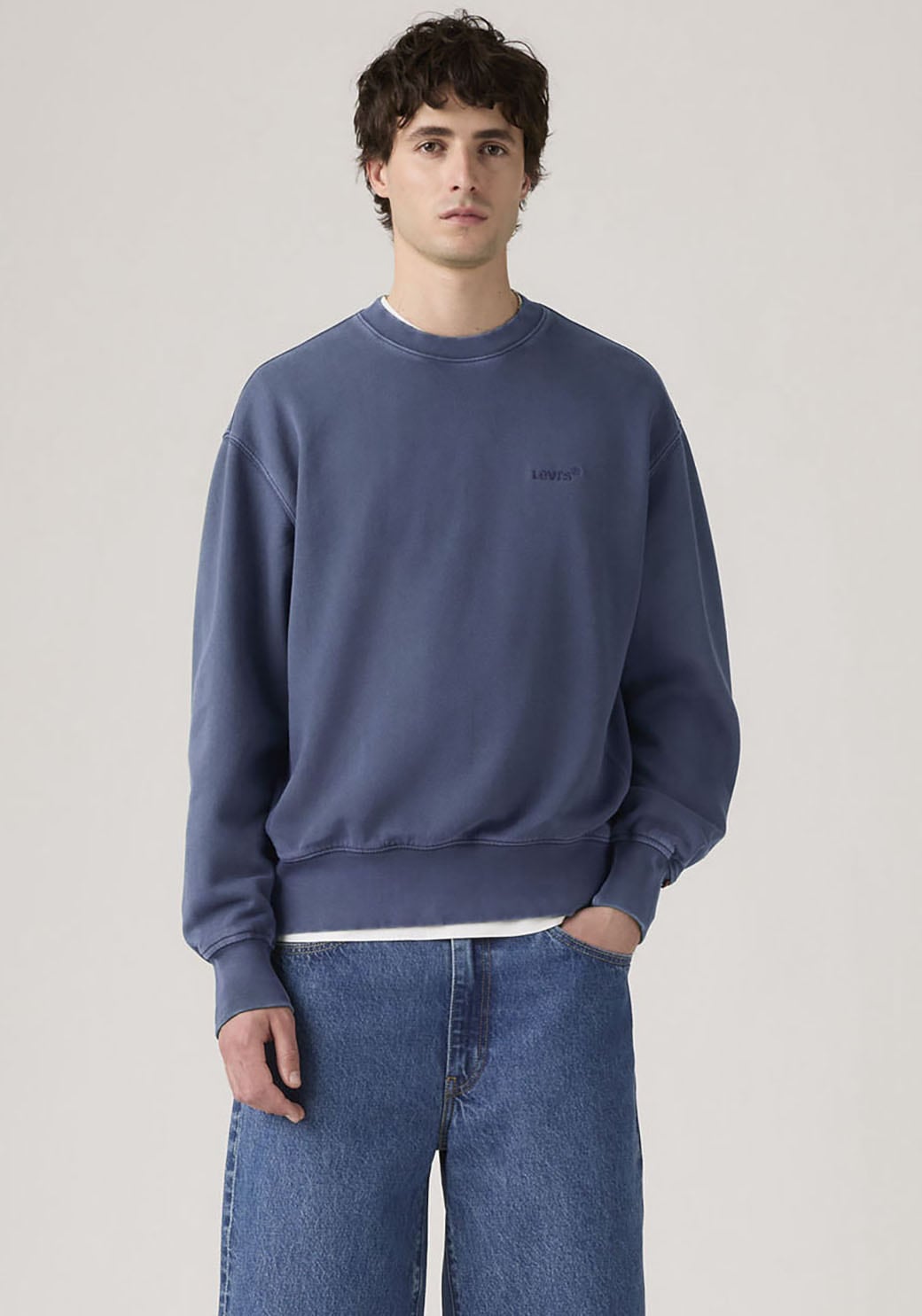Levis Sweatshirt "AUTHENTIC CREW", mit Logostickerei günstig online kaufen
