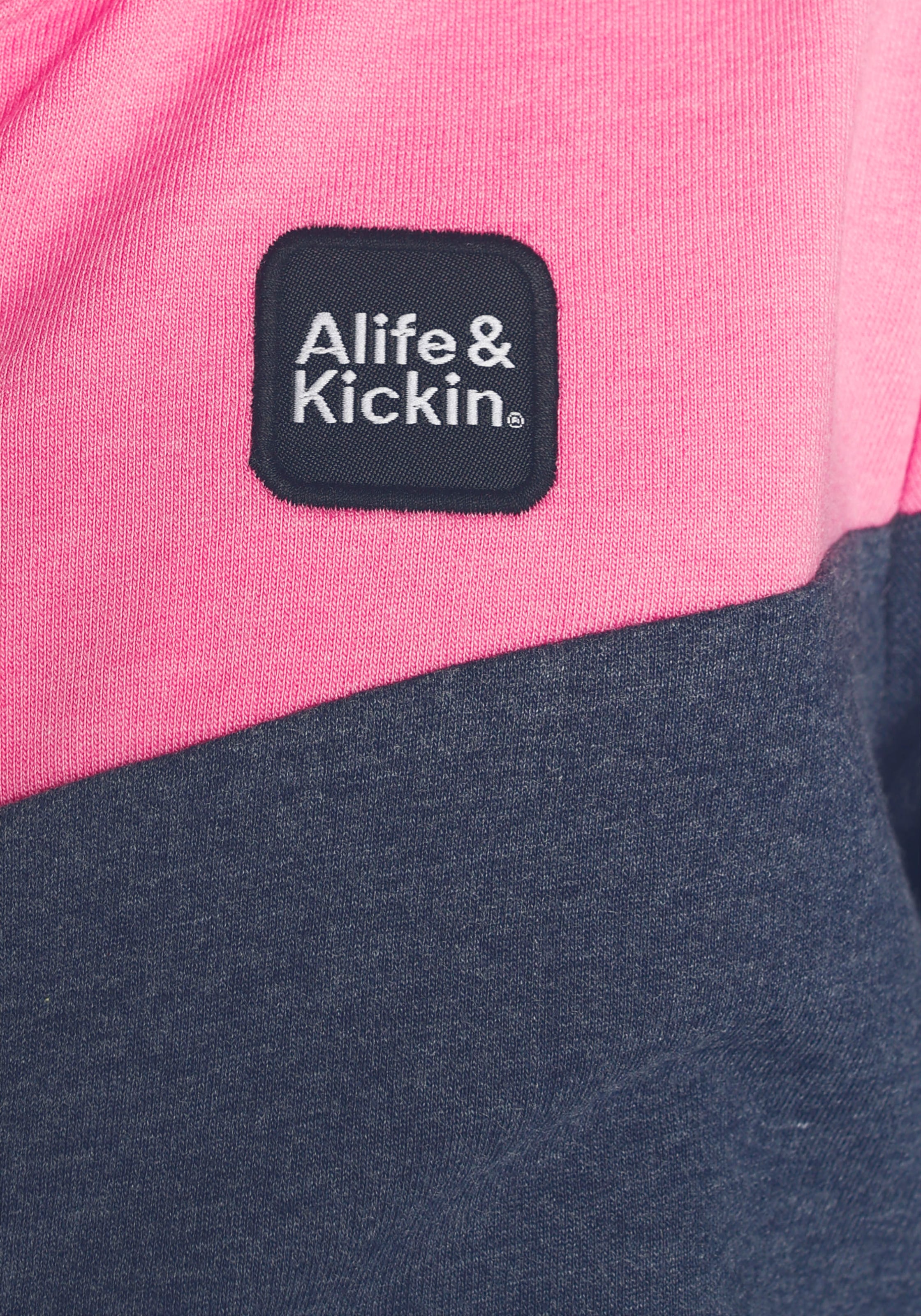 Alife & Kickin Sweatjacke »mit coolem Colourblocking«, NEUE MARKE! Alife & Kickin für Kids.