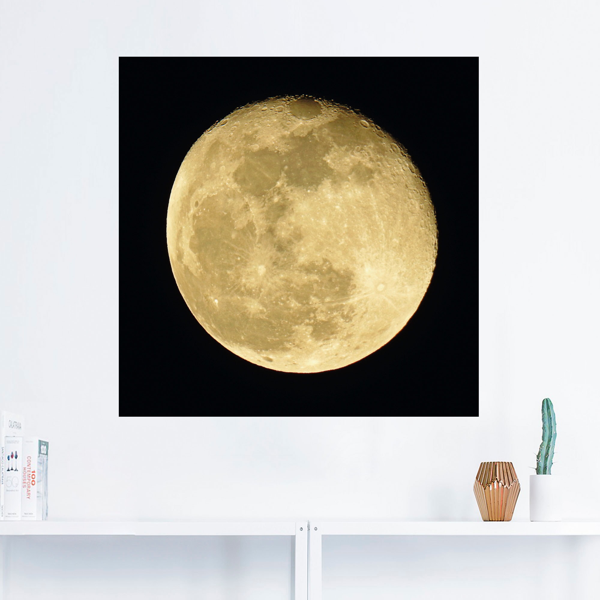 Artland Wandbild »Mond«, Weltraum, (1 St.), als Leinwandbild, Poster, Wandaufkleber in verschied. Größen