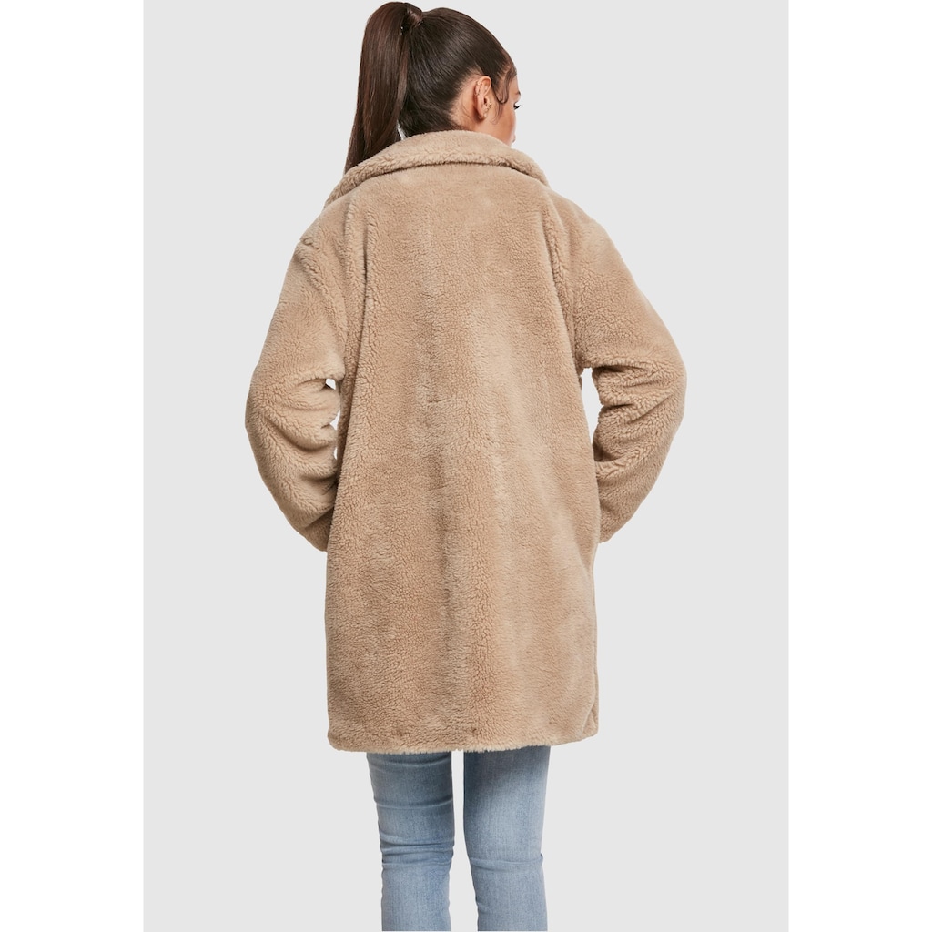 URBAN CLASSICS Parka »Urban Classics Damen Ladies Oversized Sherpa Coat«, (1 St.), ohne Kapuze