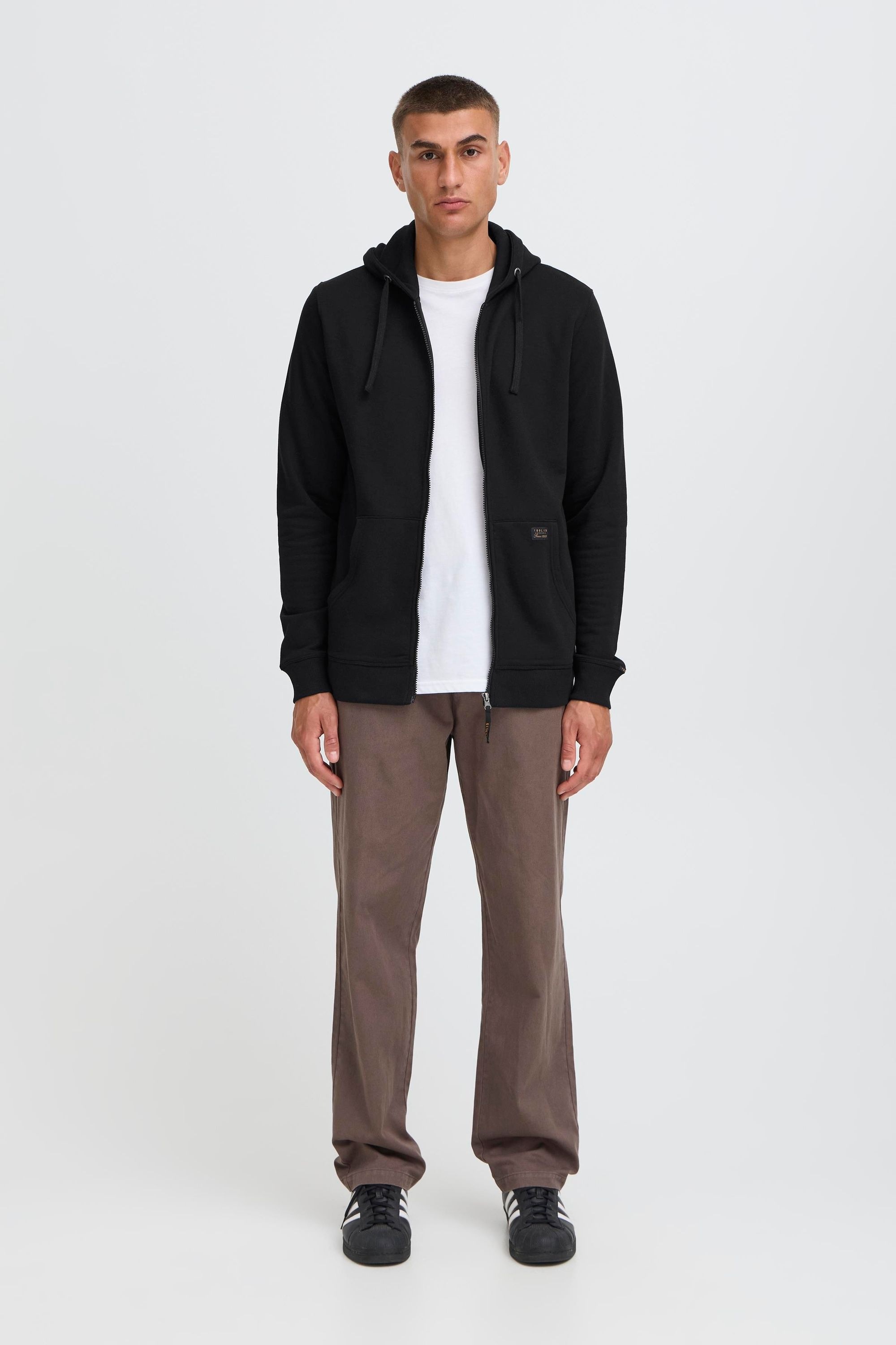 Solid Kapuzensweatjacke "Kapuzenfleecejacke SDAUPO" günstig online kaufen