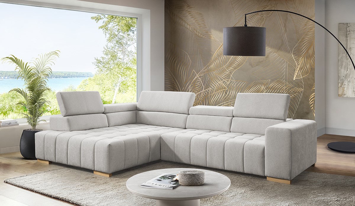 exxpo - sofa fashion Ecksofa "Elianos, hoher Sitzkomfort, aufwendige Kreuzs günstig online kaufen