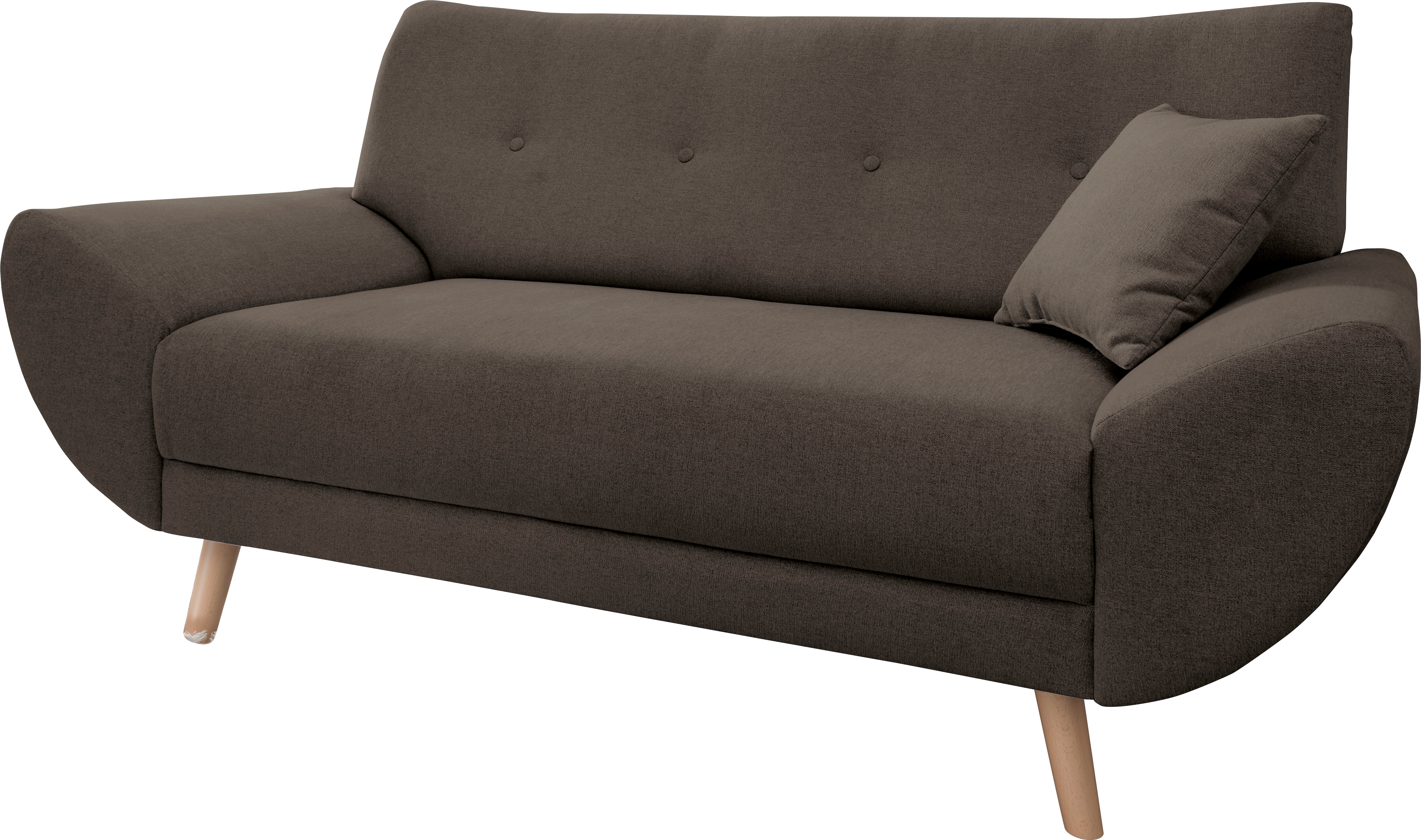 Home affaire 2-Sitzer "Basta, komfortable Wellenunterfederung, Breite 174cm"