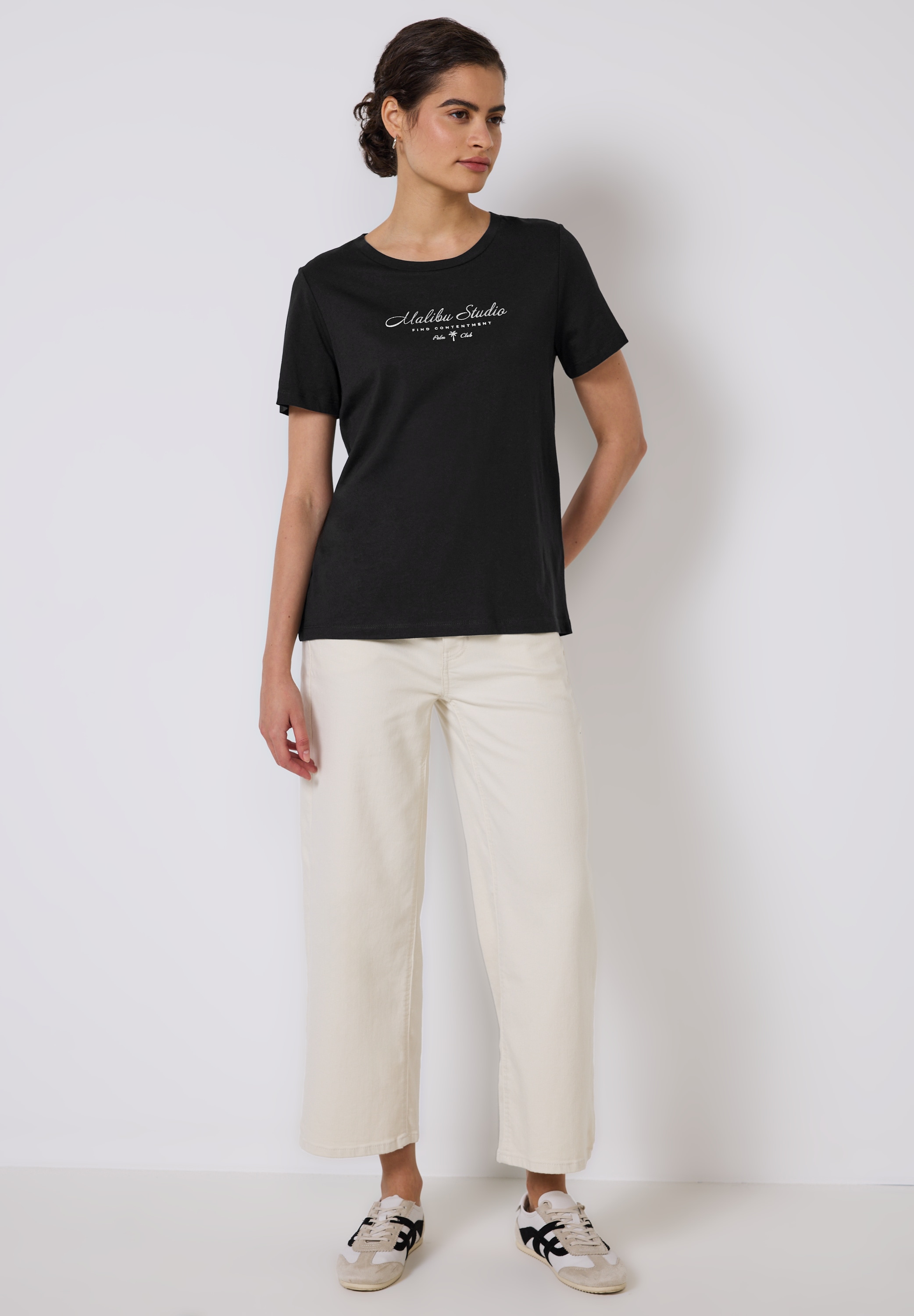 STREET ONE STUDIO T-Shirt, im soften Baumwoll-Mix