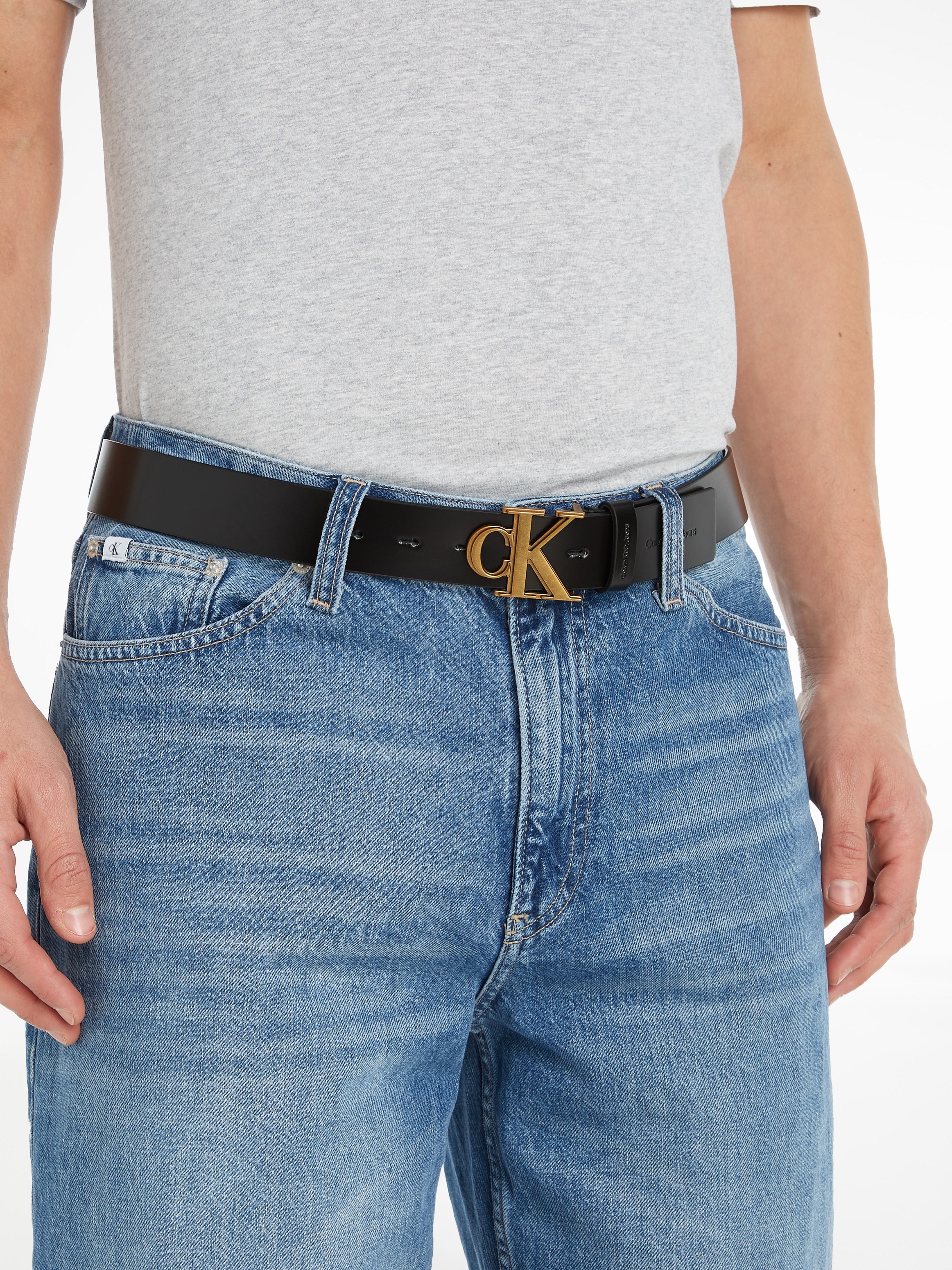 LTHR« MONO BAUR »Gürtel Calvin OUTLINE Jeans bestellen Ledergürtel | Klein