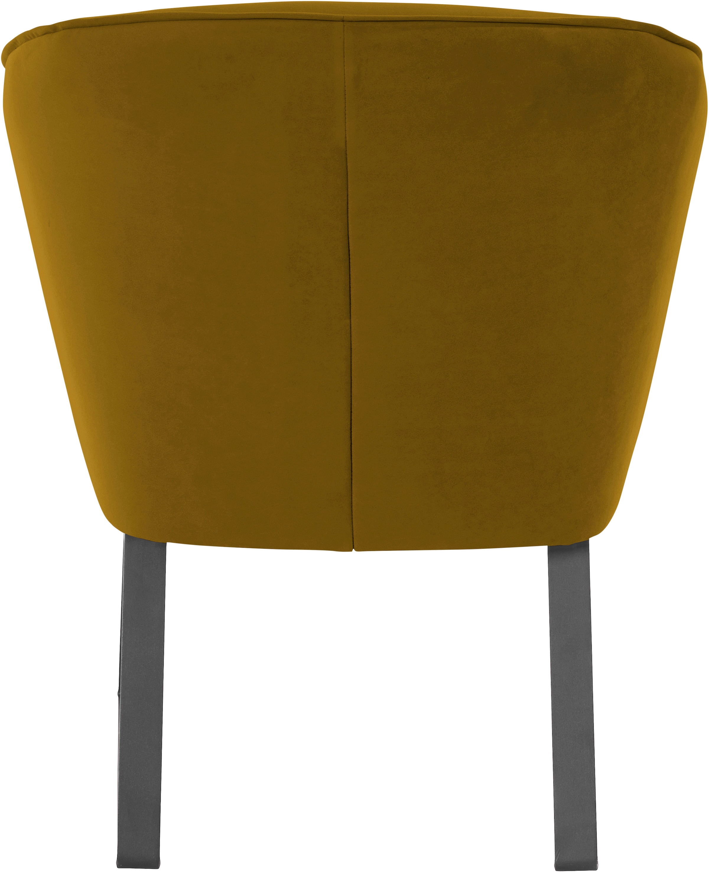 exxpo - sofa fashion Sessel »Americano, Loungesessel«, mit Keder und Metallfüßen, Bezug in verschiedenen Qualitäten, 1 Stck.