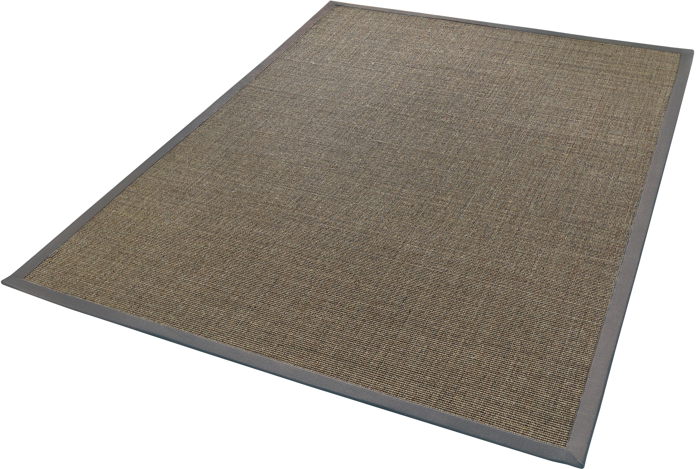 Dekowe Sisalteppich "Mara S2 mit Bordüre", rechteckig, 5 mm Höhe, Flachgewebe, Material: 100% Sisal, Wohnzimmer