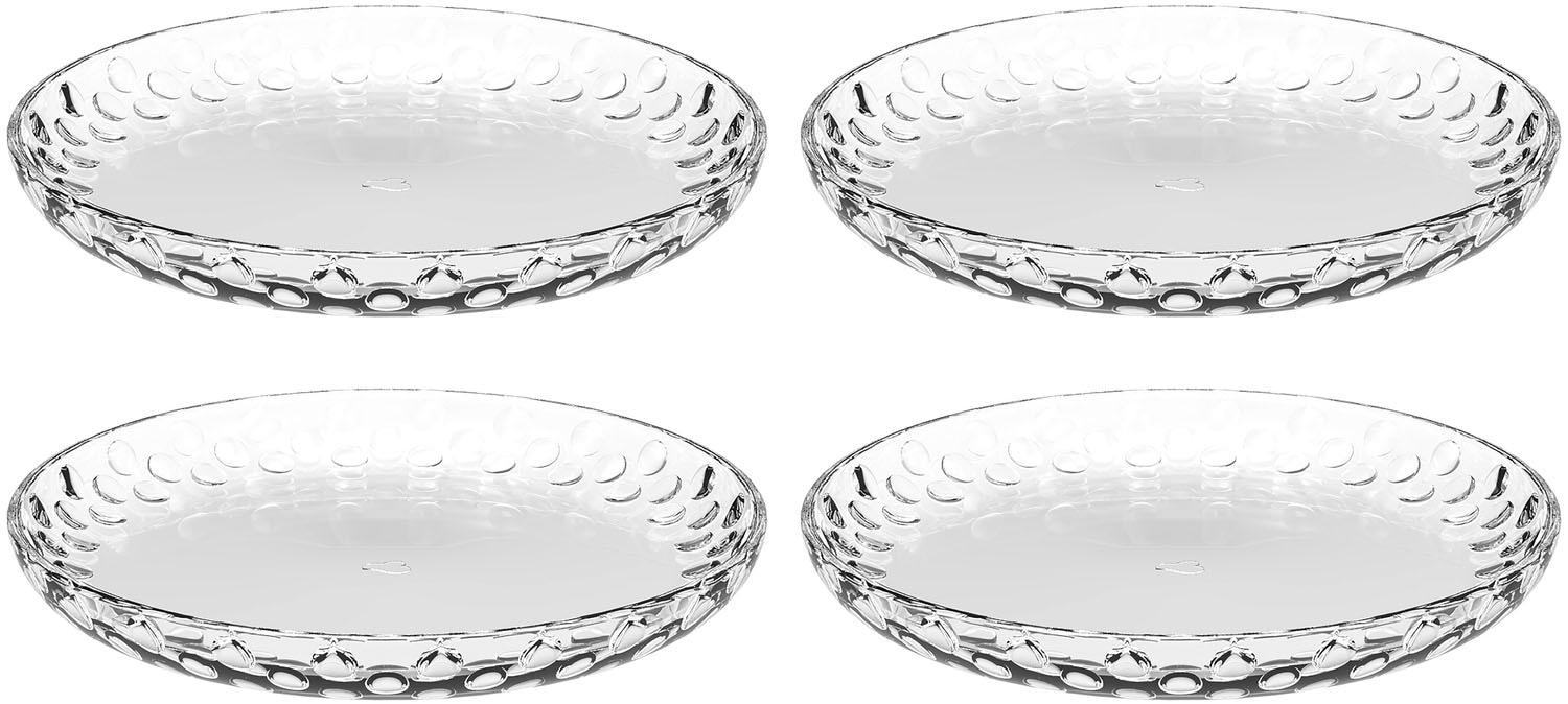 LEONARDO Speiseteller "Teller CUCINA OPTIC, 18 cm, 4er-Set" Teller Set, spülmaschinengeeignet