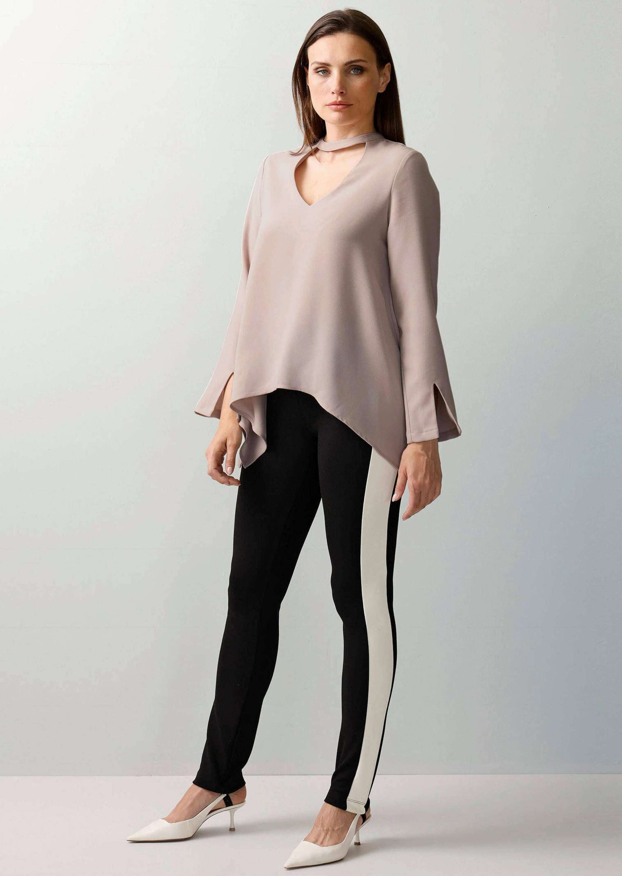 Alba Moda Langarmbluse "Oversizedbluse Oversizedbluse mit Cutout" günstig online kaufen