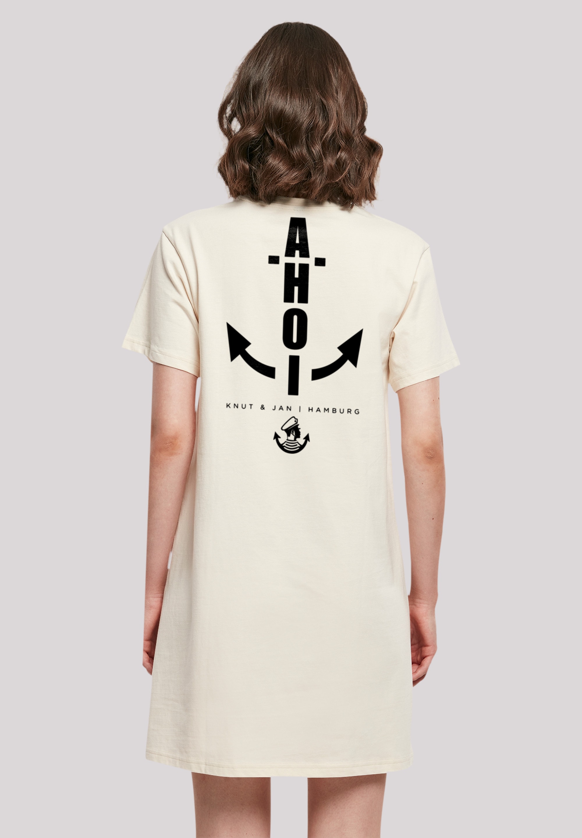 Shirtkleid »Ahoi Anker Knut & Jan Hamburg«, Print