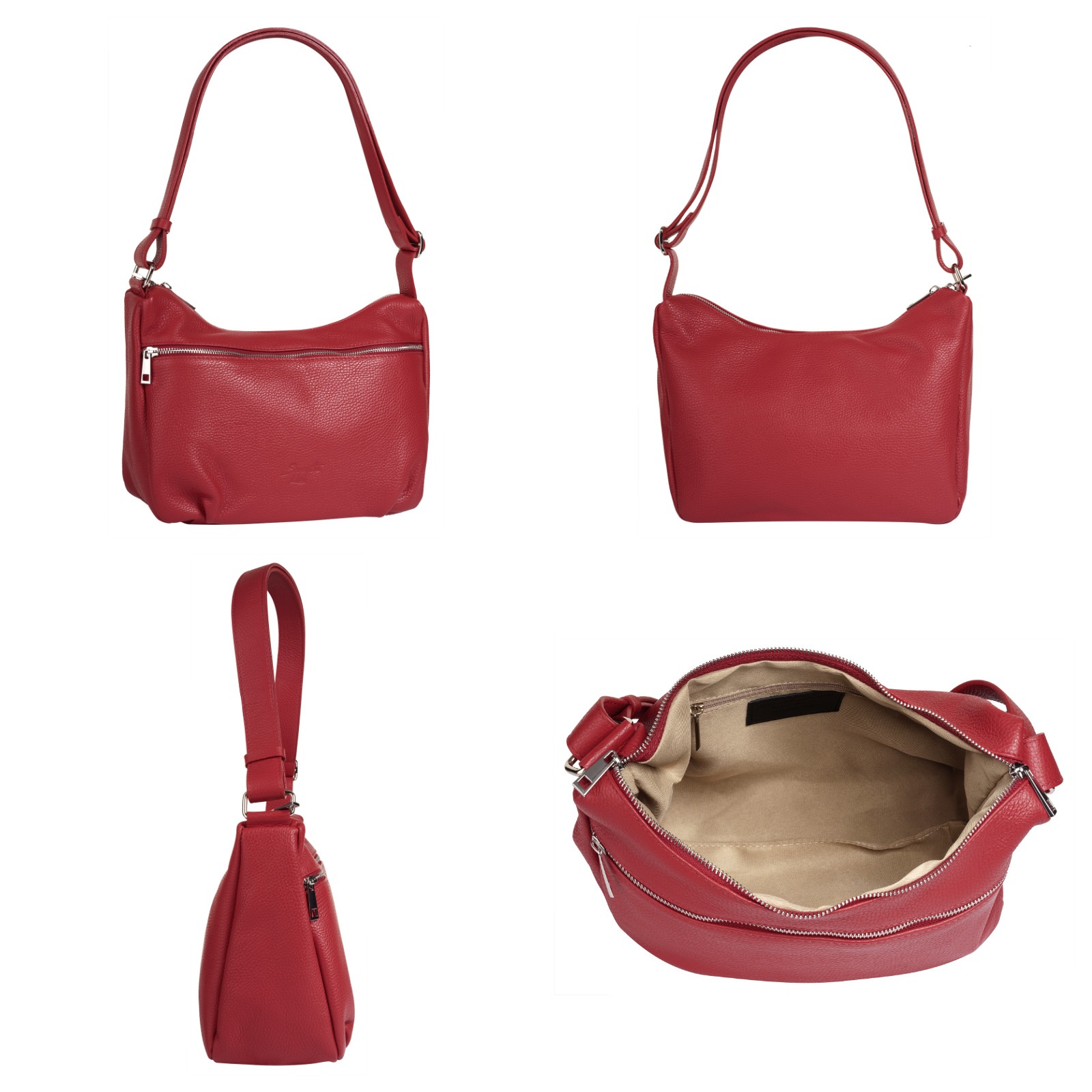Samantha Look Shopper, echt Leder, Made in Italy