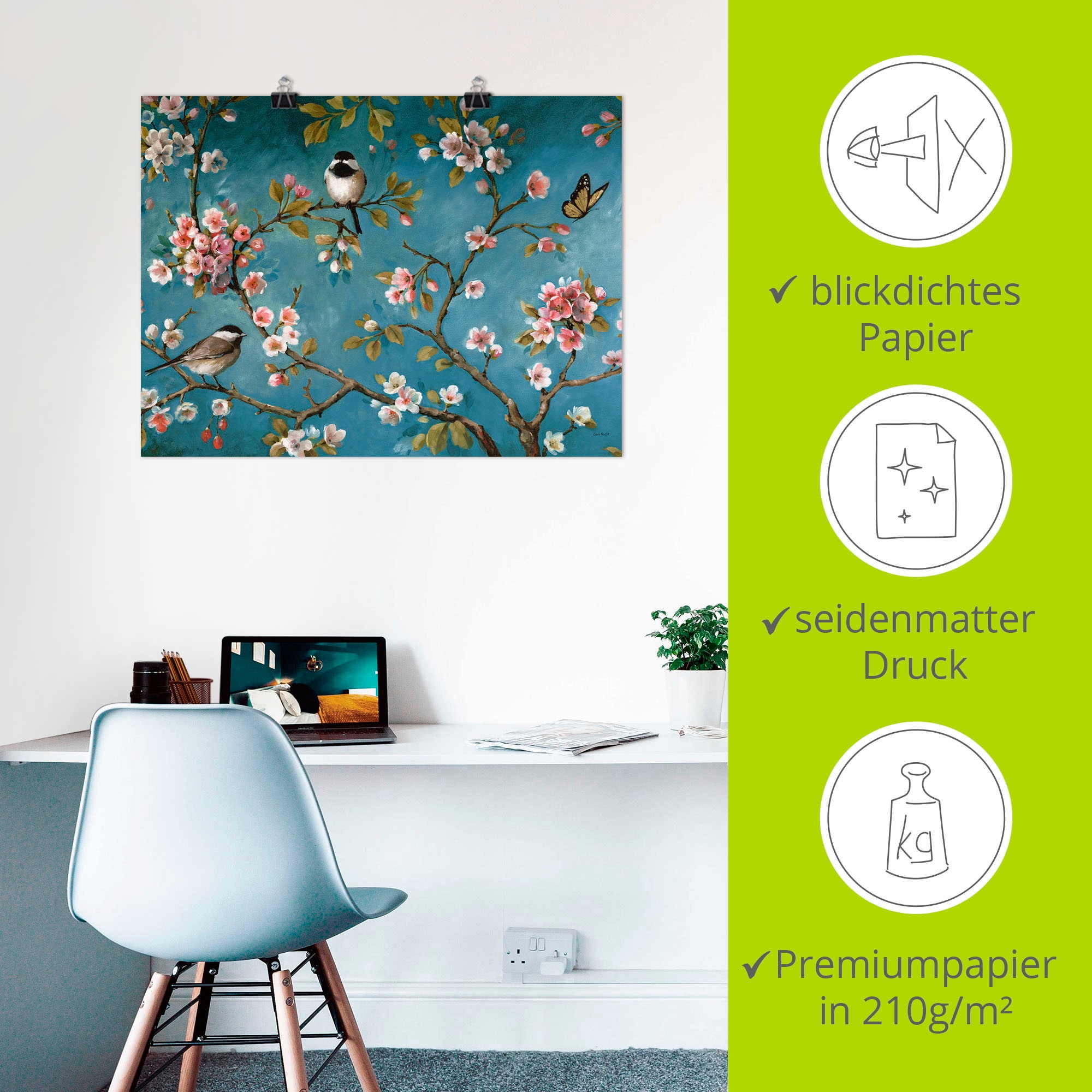 Artland Wandbild »Blüte I«, Blumen, (1 St.), als Leinwandbild, Poster, Wandaufkleber in verschied. Größen