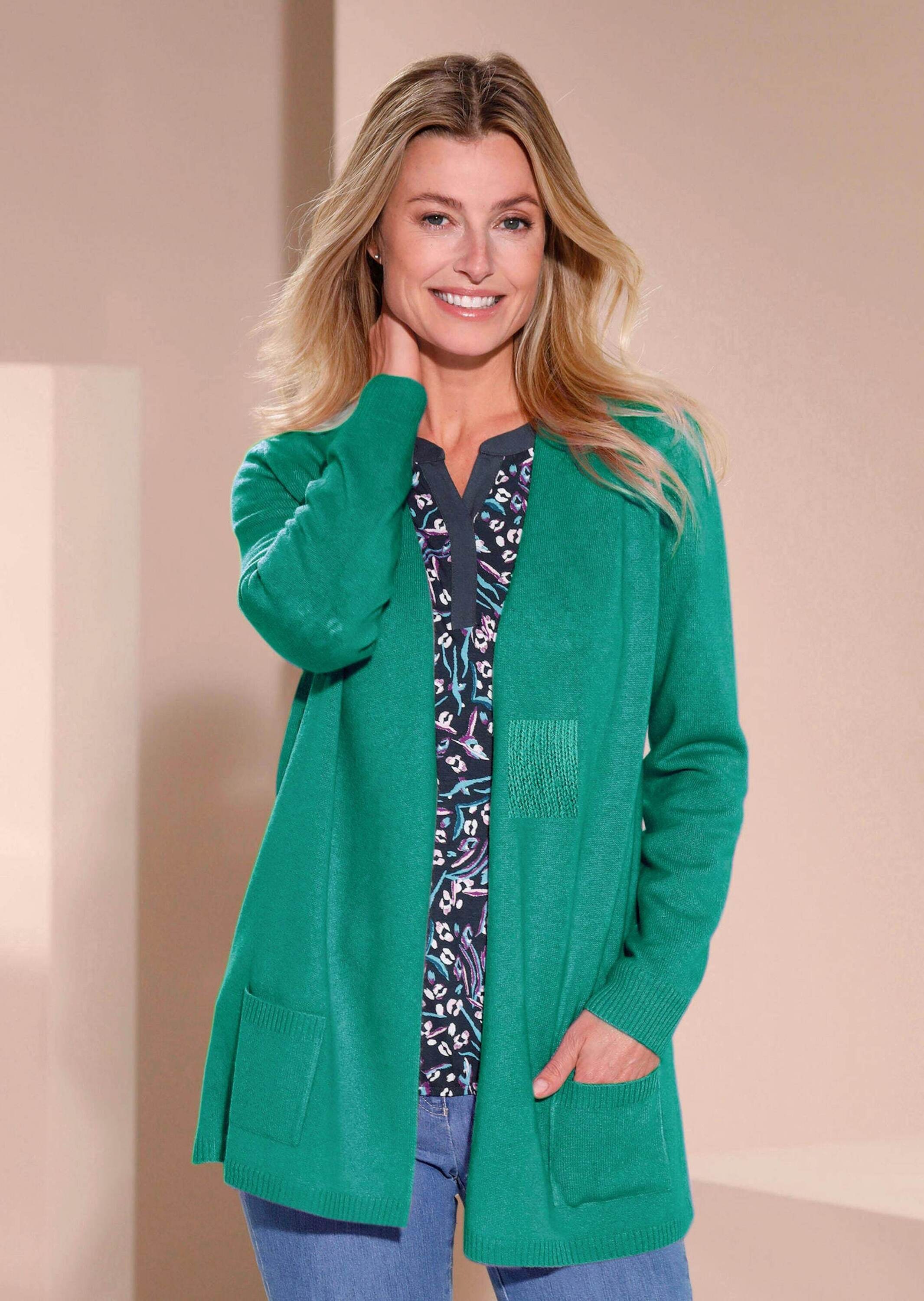 Thumbnail - GOLDNER Strickjacke "Langarm Feinstrick-Cardigan"