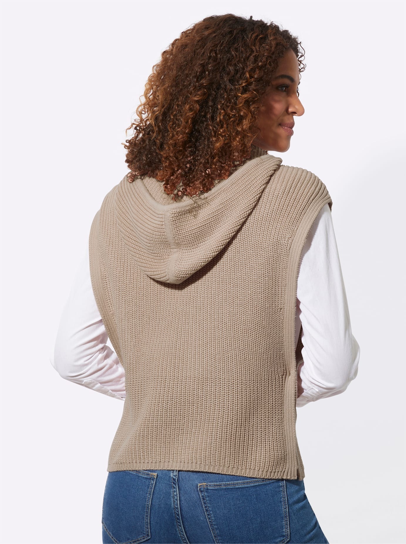Casual Looks Pullunder "Kapuzen-Pullunder" günstig online kaufen