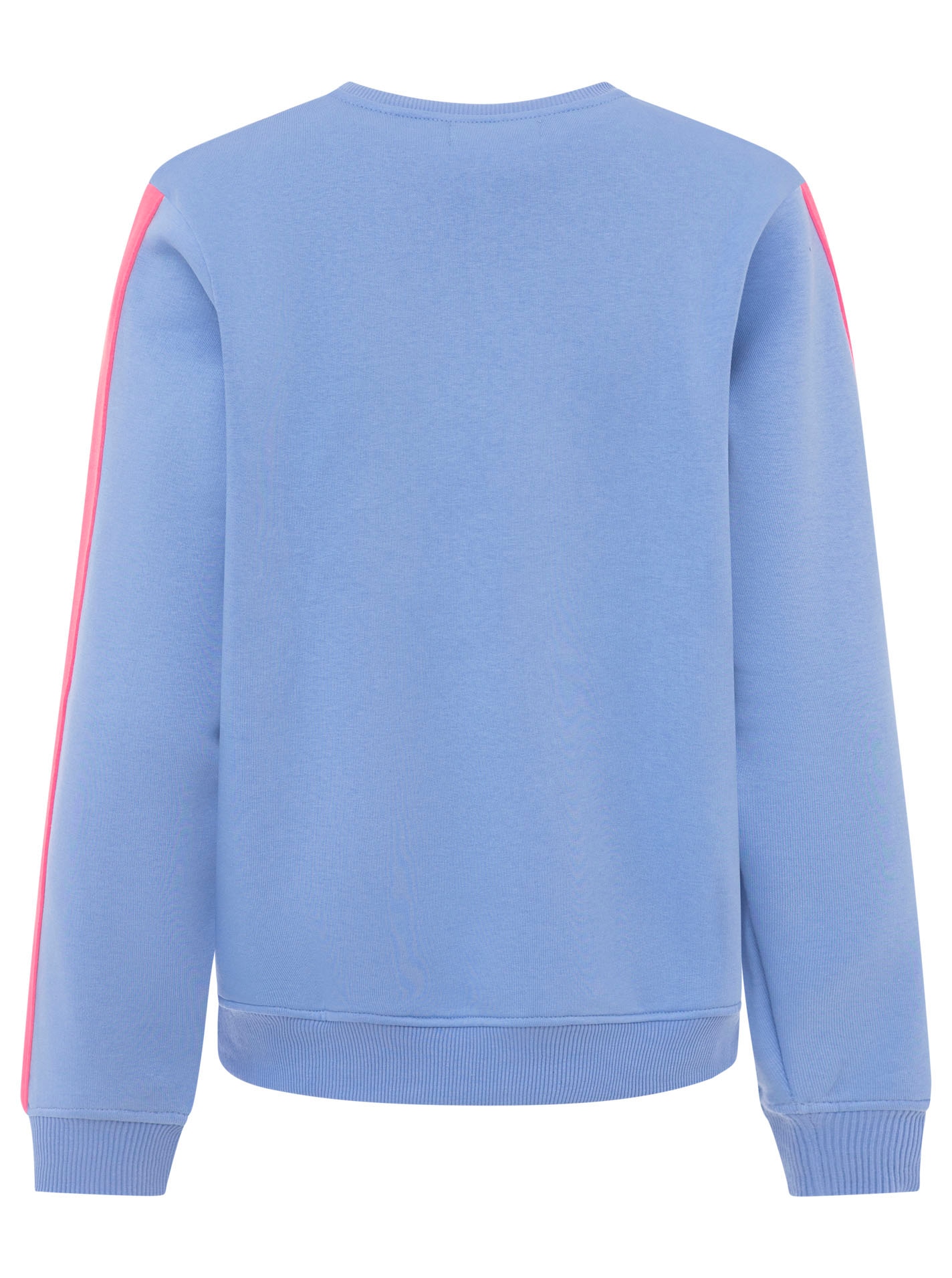 Zwillingsherz Sweatshirt »"Smile Everyday"«, pinker Streifen am Arm, Rundhals, gesticktes Herz und Schrift
