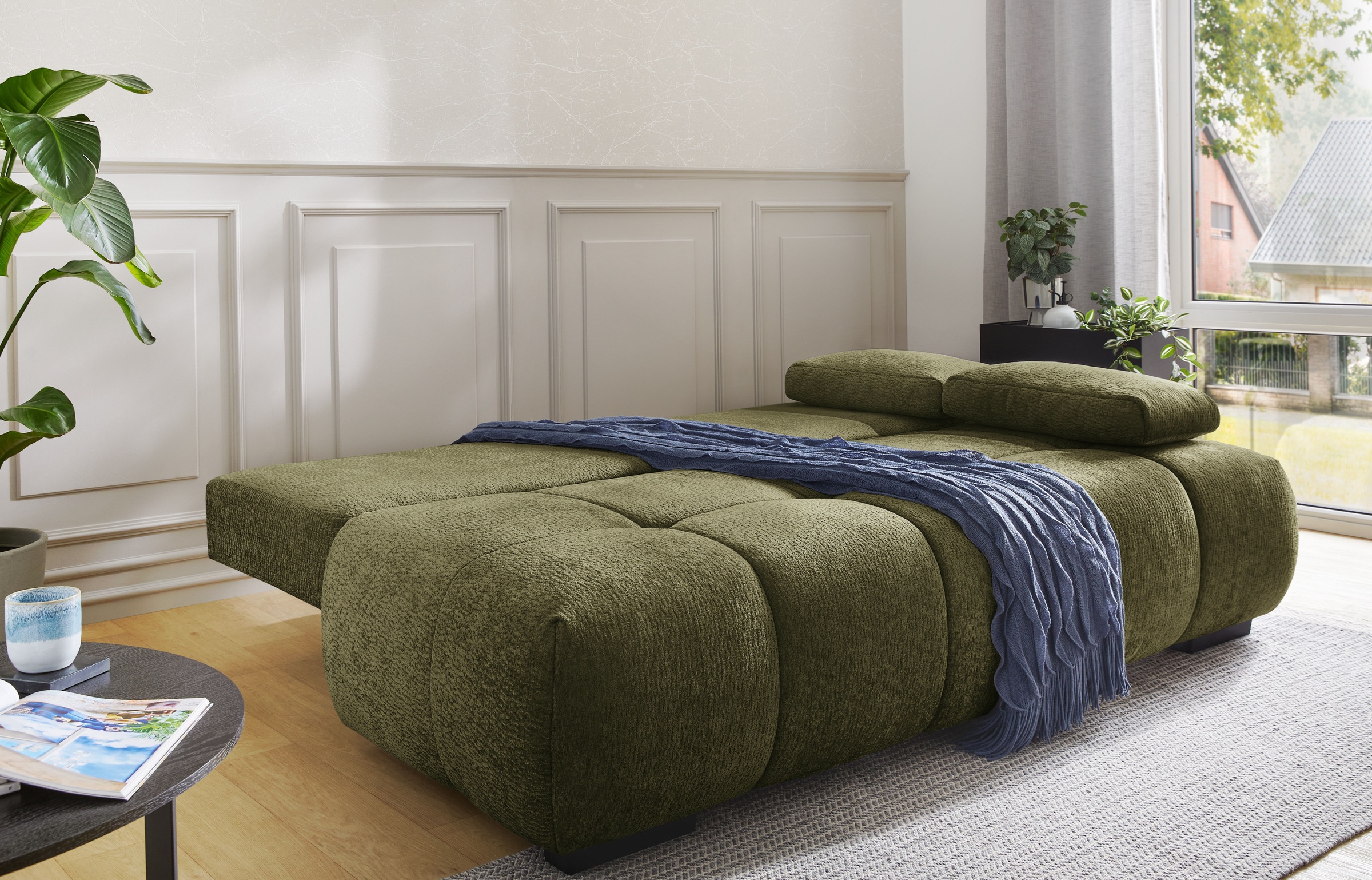 Jockenhöfer Gruppe Schlafsofa "Reno, B: 213 cm, Liegefl. 148x200 cm" mit Be günstig online kaufen