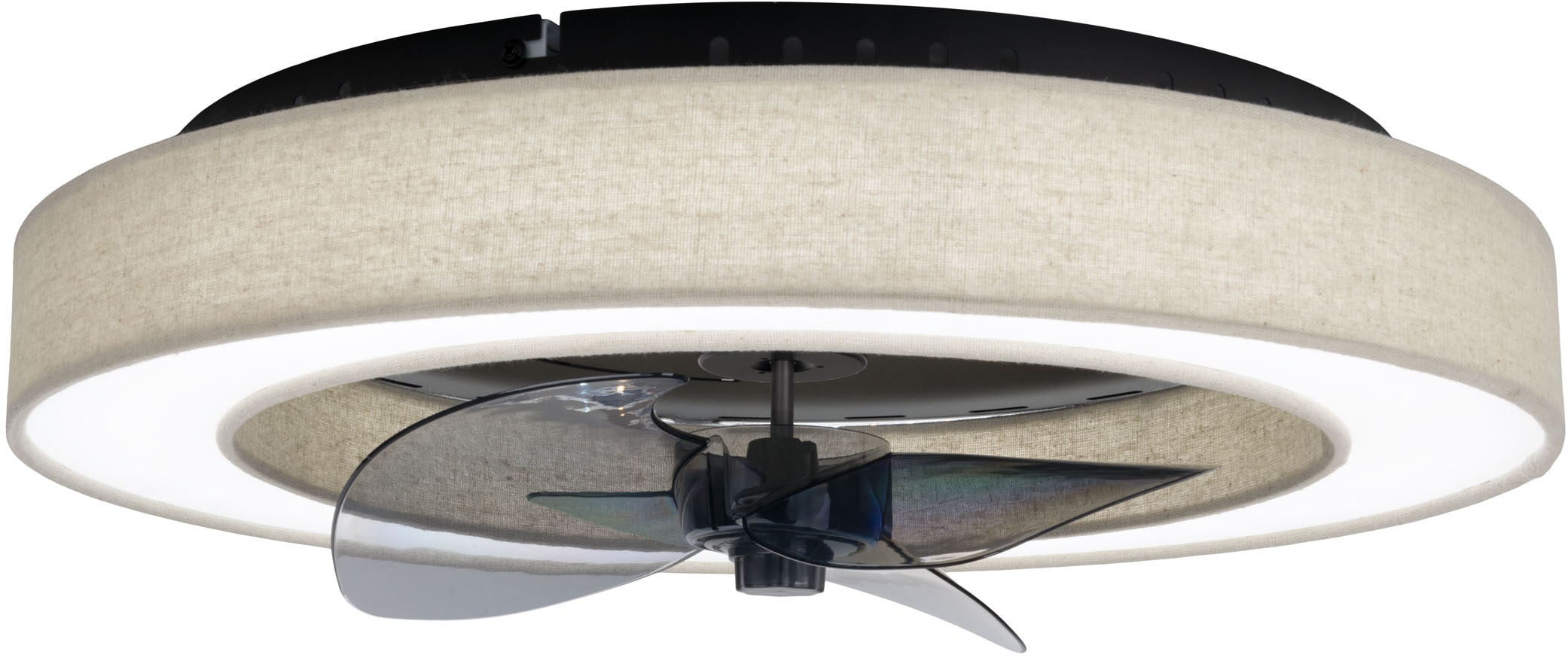 OTTO home LED Deckenleuchte »Deckenventilator Vittor« LED-Modul 1 Stk. warmweiß - kaltweiß inkl. Ventilator, dimmbar, CCT, Memory, Nachtlicht, Timer, IR-Fernbed.