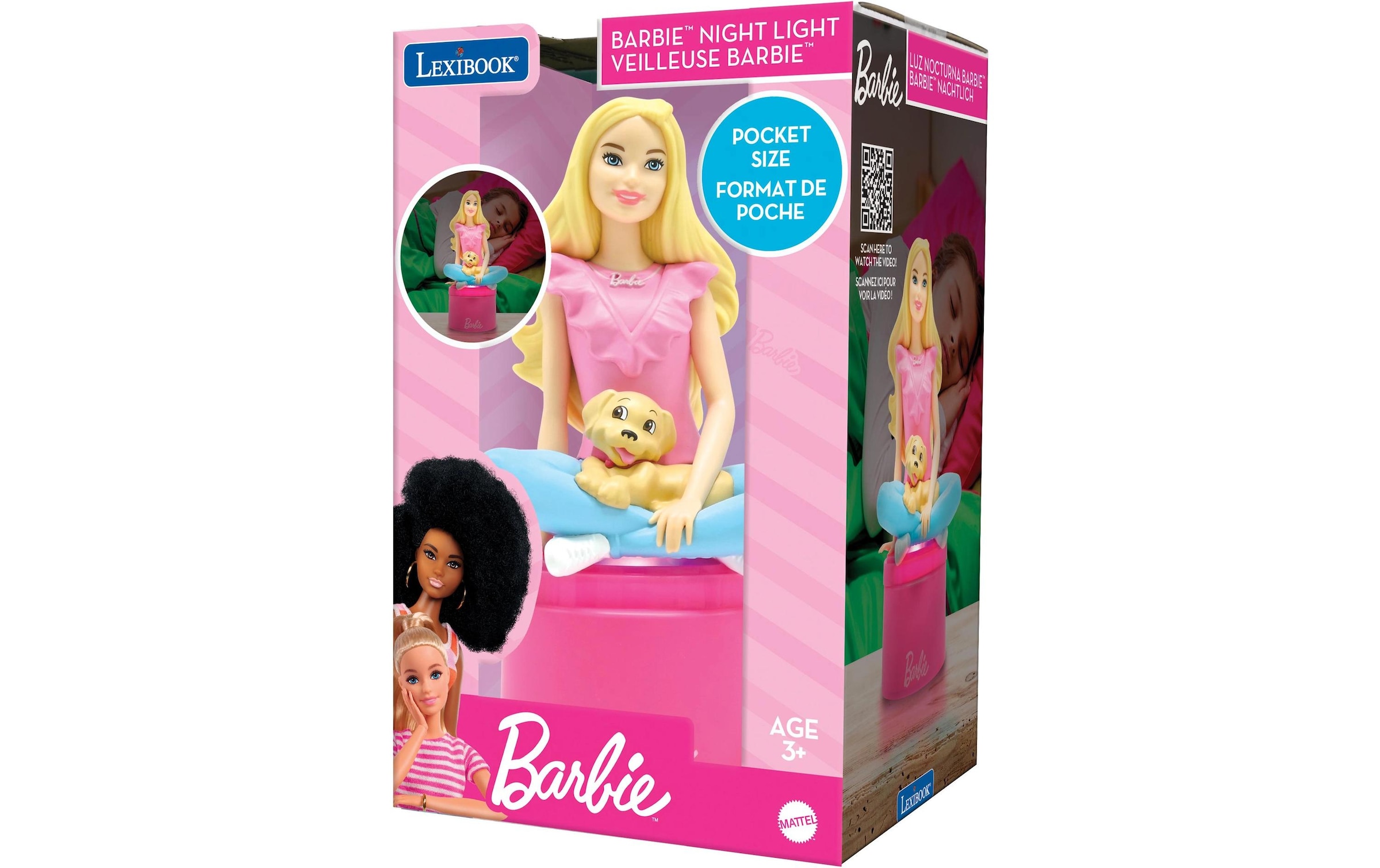 Lexibook® Nachtlicht »Barbie 3D design colour«