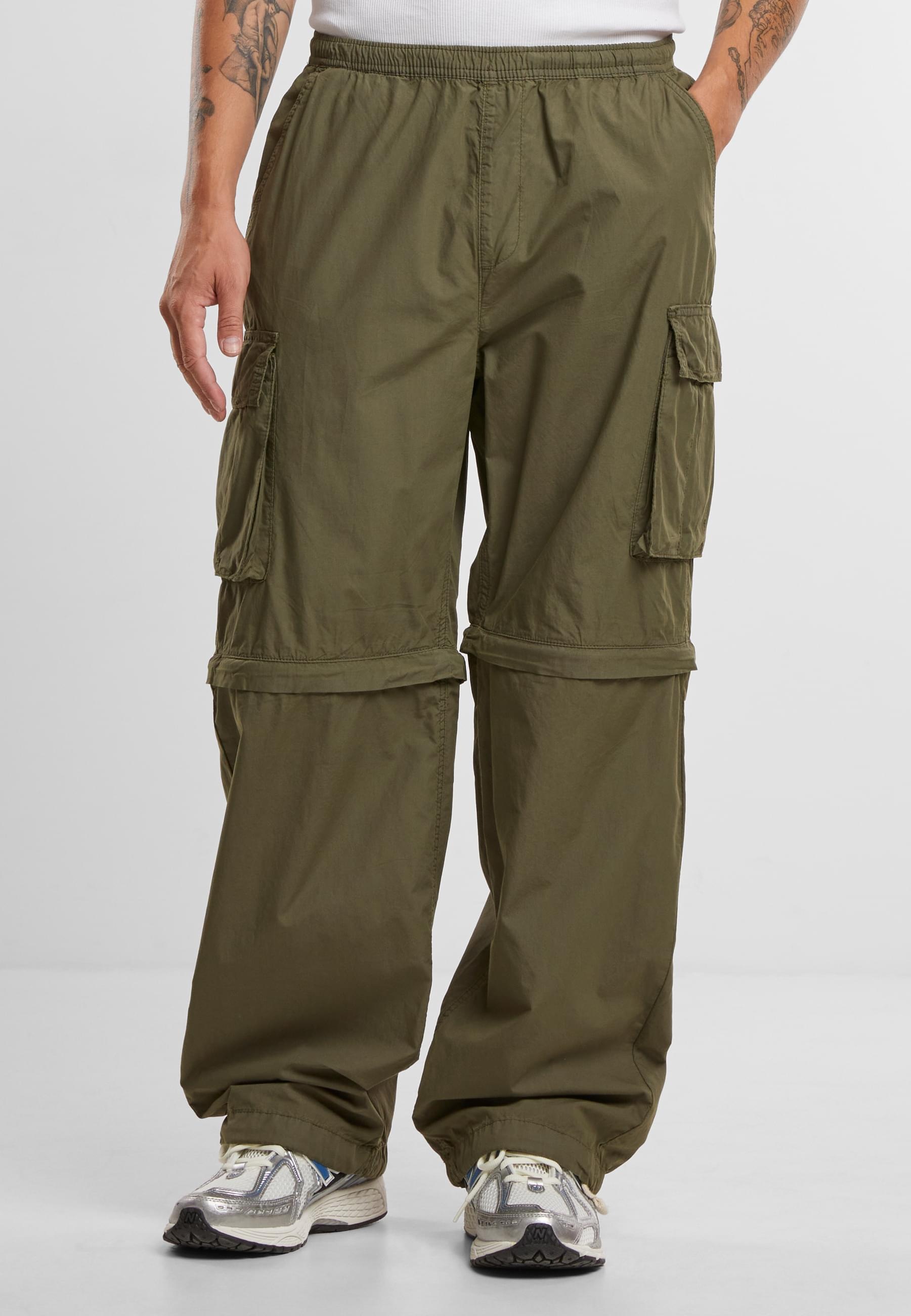 URBAN CLASSICS Cargohose »Urban Classics Herren Zip Away Pants«, (1 tlg.)