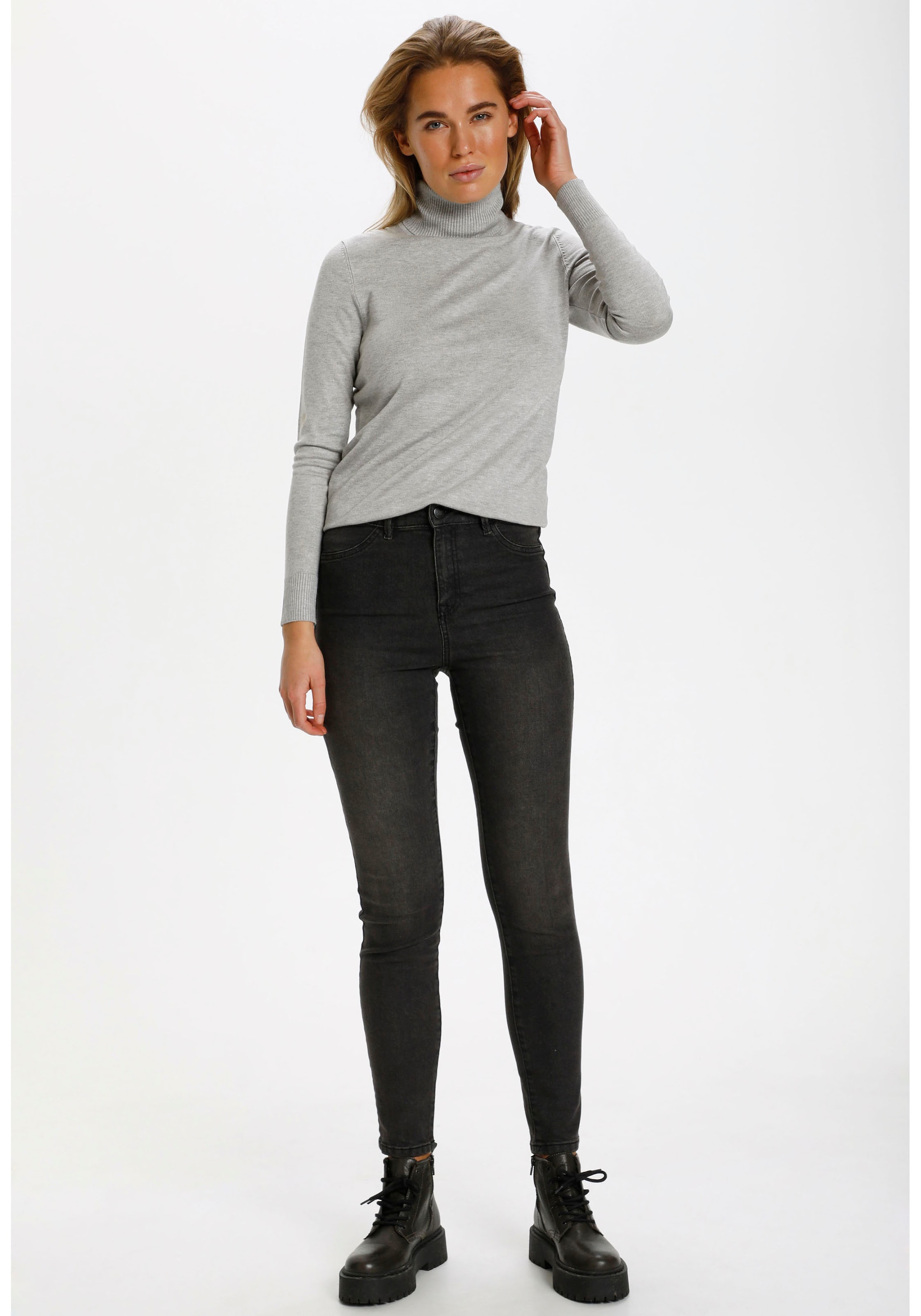 Saint Tropez Rollkragenpullover »J2046, MilaSZ Rollneck«