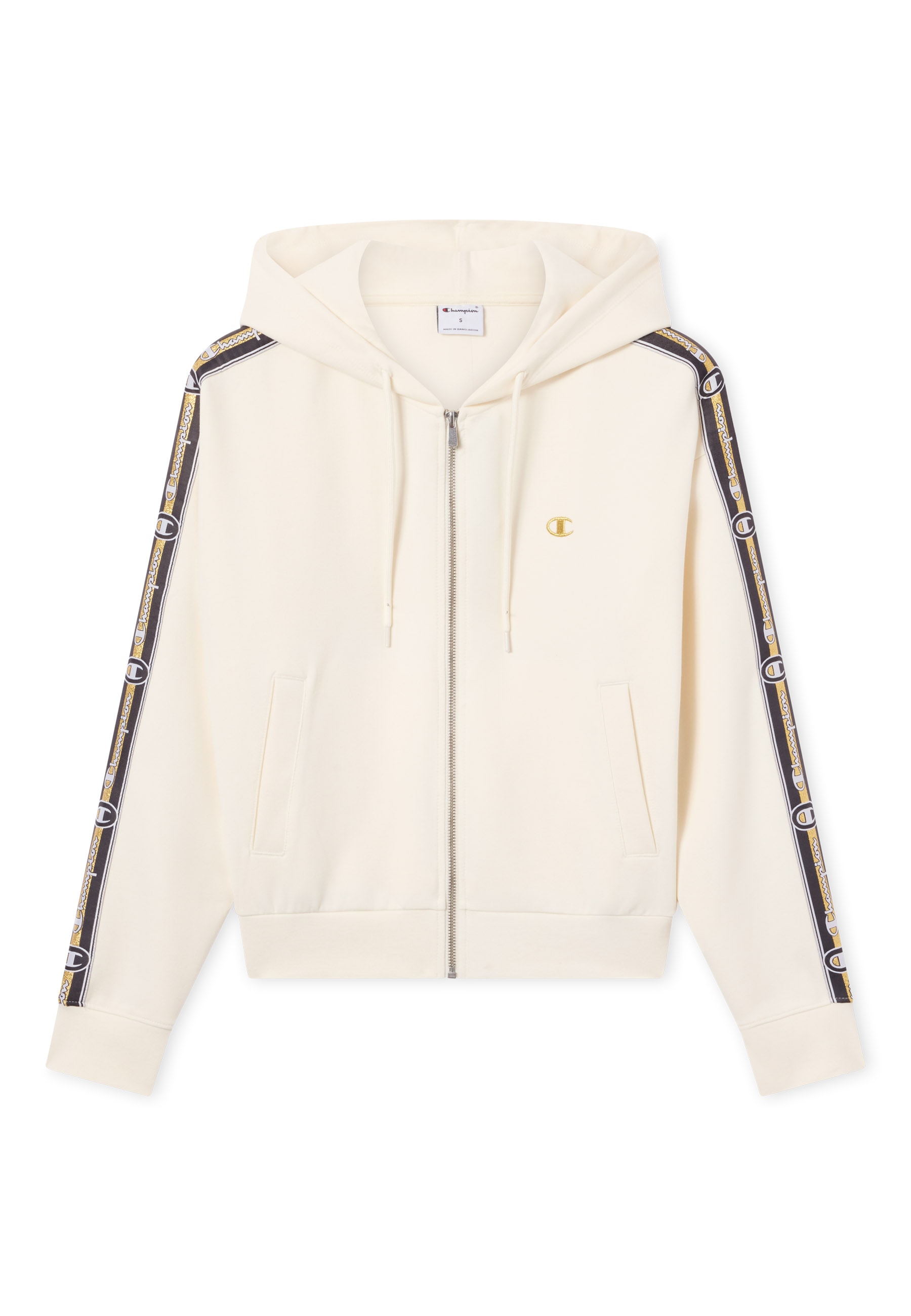 Champion Kapuzensweatjacke »SPORTWEAR ZIP-UP HOODIE Cropped Fit Stretch Cotton« mit sportlichem Stil, Langarm-Design, Stretch-Baumwollmix, Cropped Fit