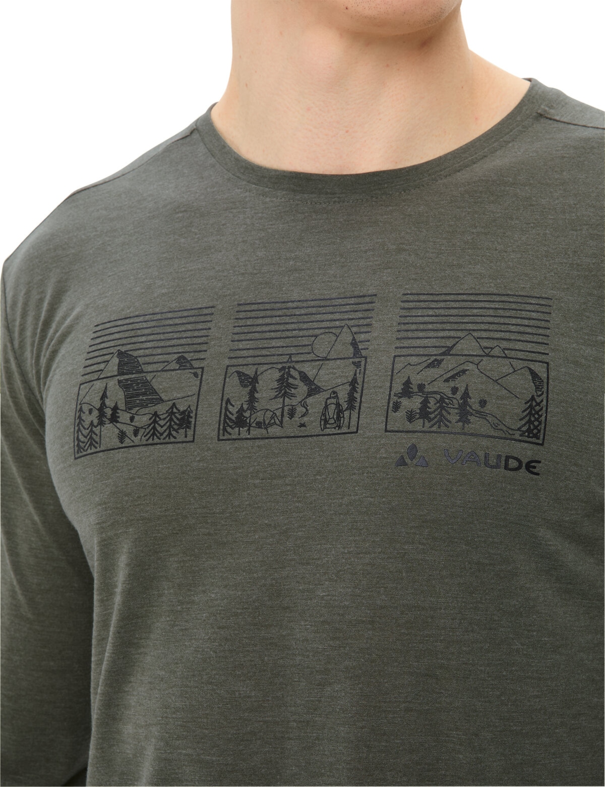 VAUDE Langarmshirt »MEN'S ROSEMOOR LS T-SHIRT III«, (1 tlg.)