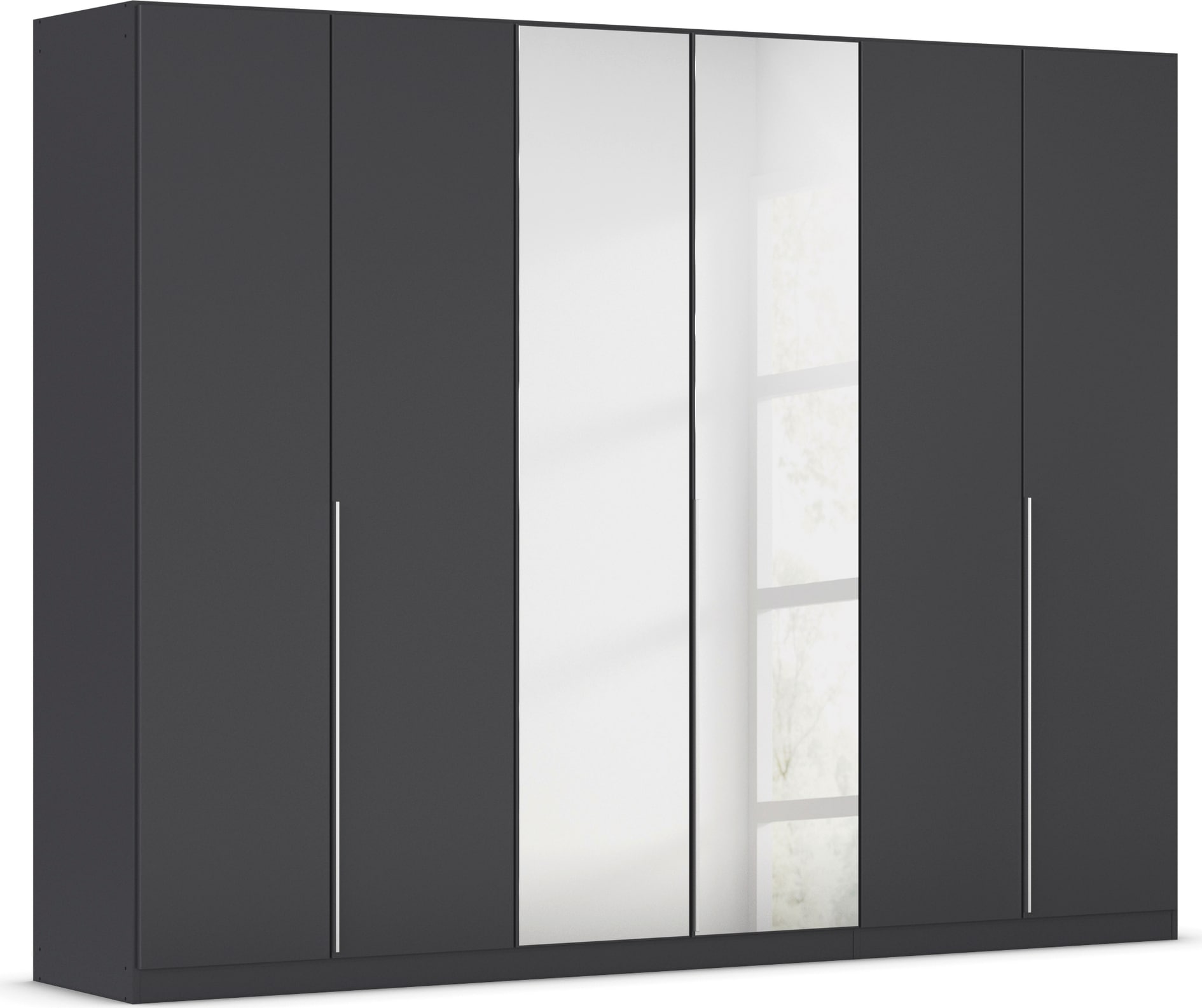 OTTO home Drehtürenschrank "Kleiderschrank Schrank Garderobe AGORDO mit Dekor- oder Hochglanzfront" in zwei Griff-Farben, Breiten 91-405 cm, durchdachte Innenausstattung, in 8 Breiten und 2 Höhen MADE IN GERMANY