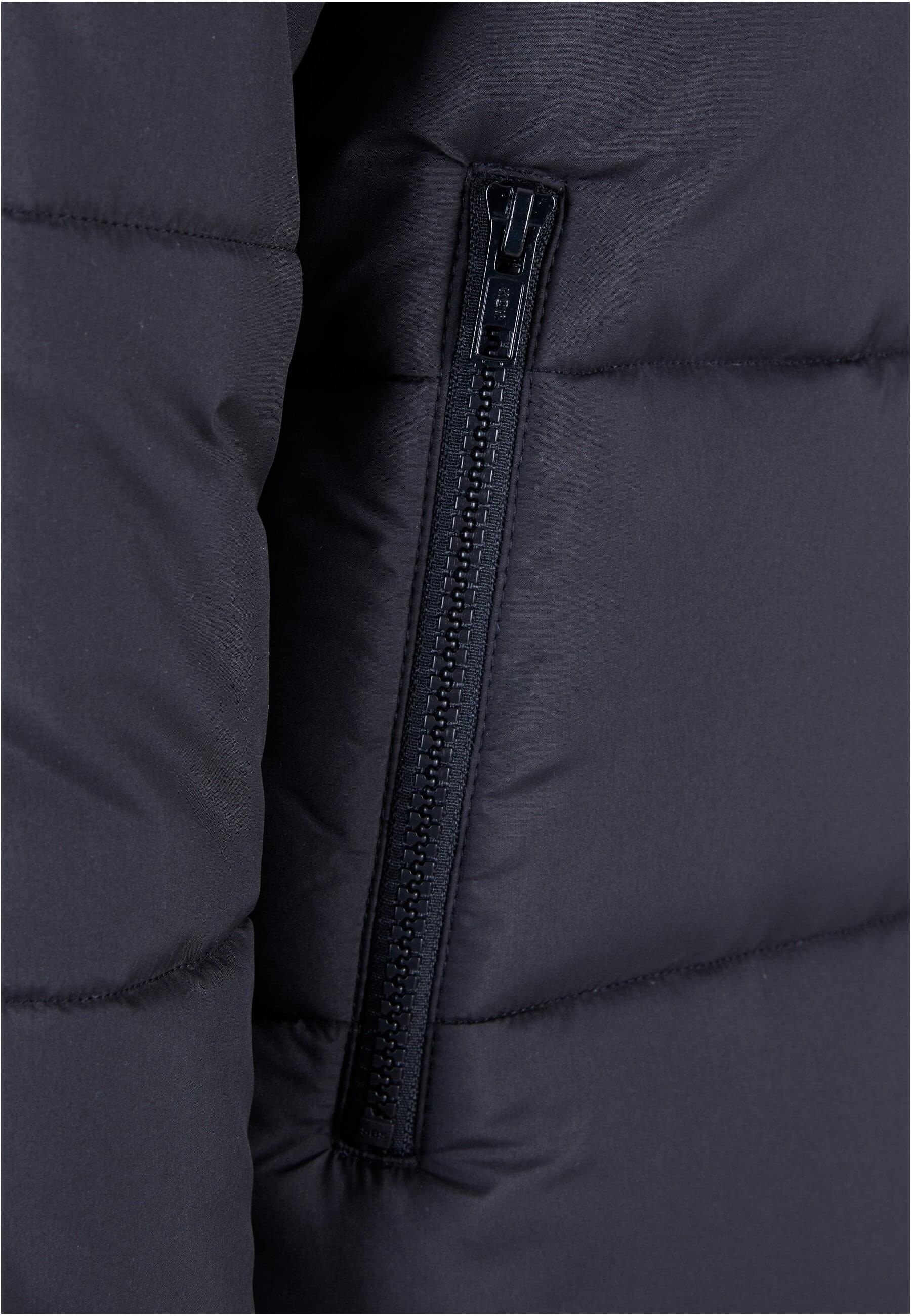 URBAN CLASSICS Winterjacke »Urban Classics Damen Ladies Hooded Mixed Puffer Coat« 1 Stk. tlg. ohne Kapuze