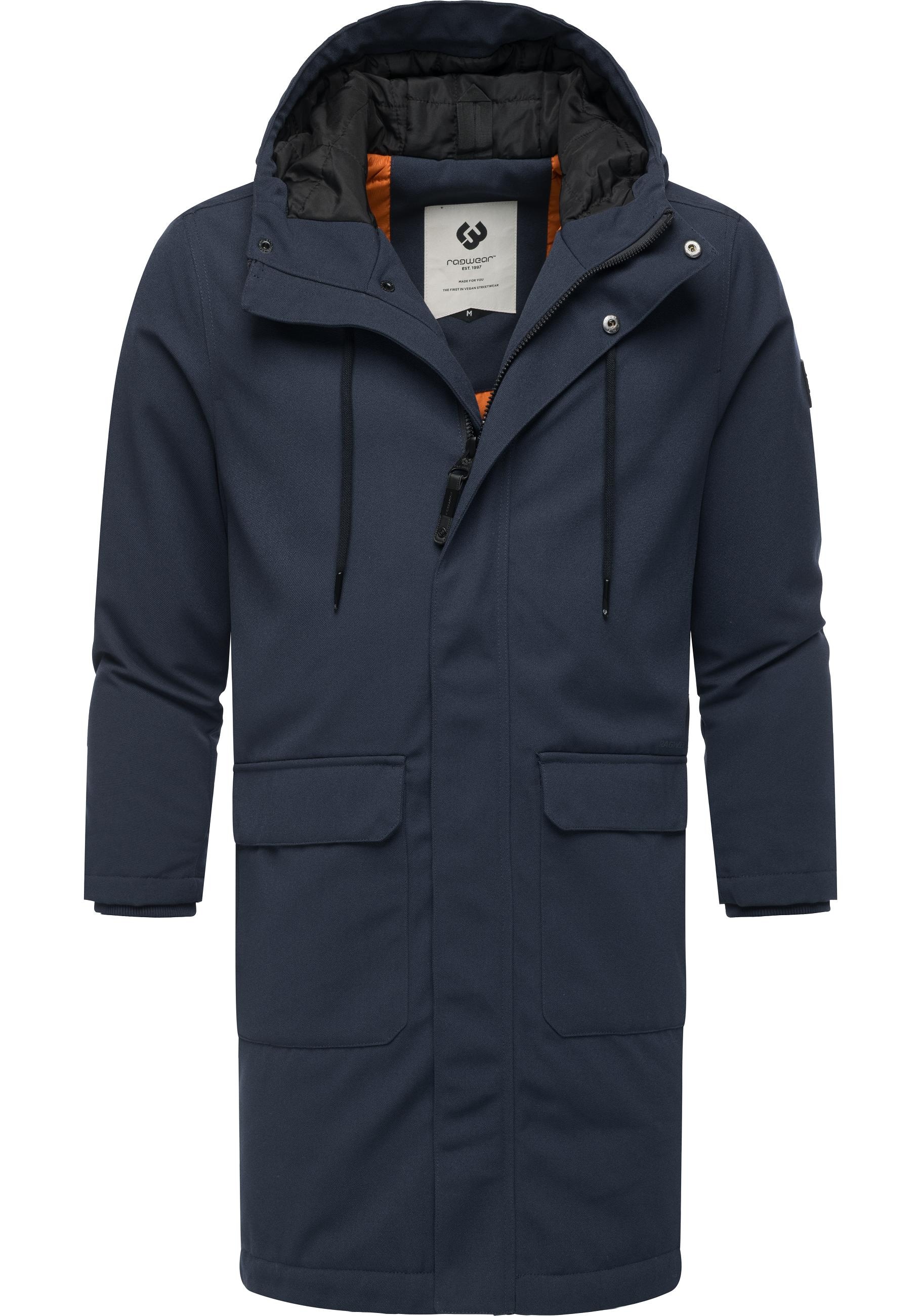Ragwear Wintermantel "Mr Them Long", lange wasserdichte Herren Winterjacke günstig online kaufen