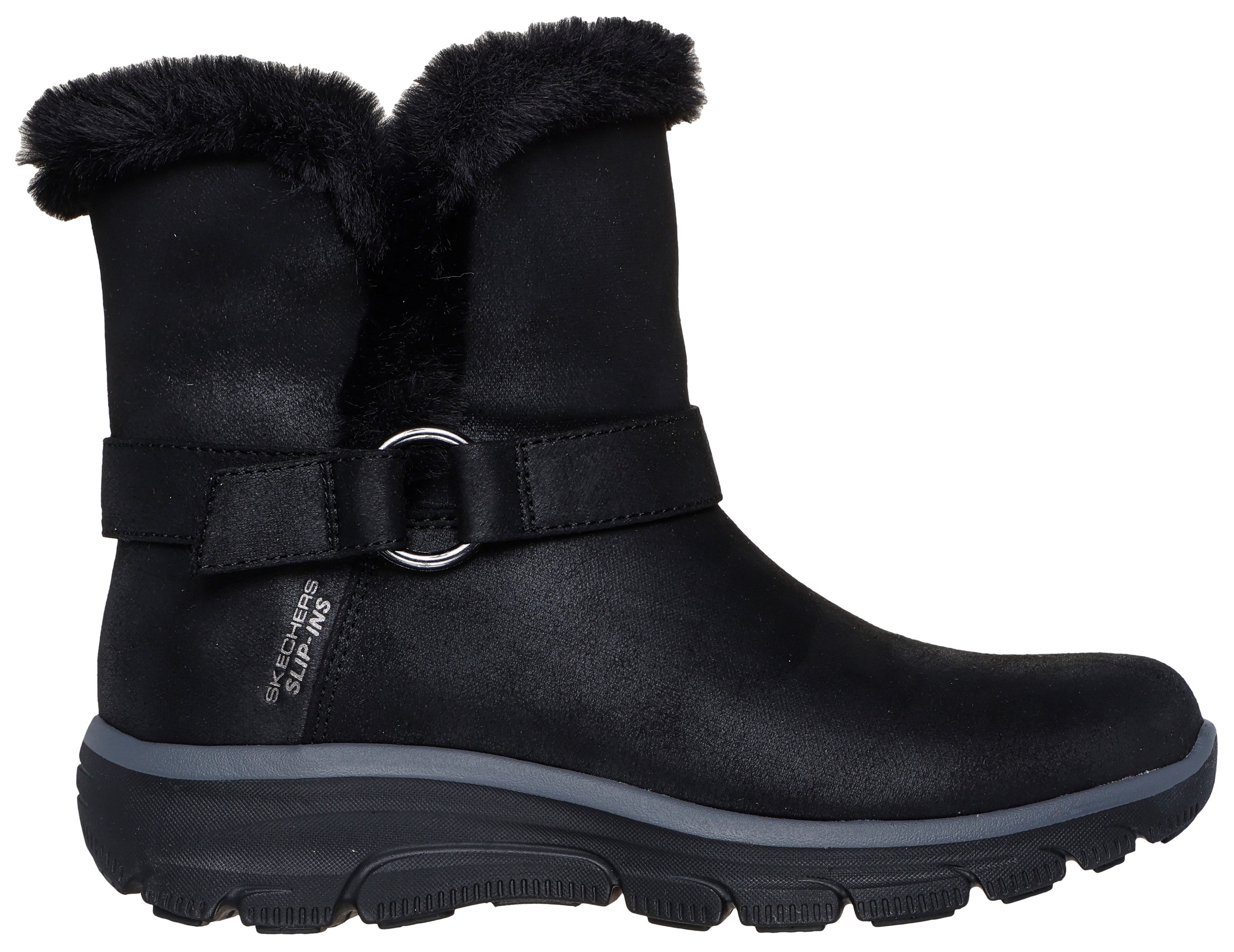 Skechers Winterstiefel »EASY GOING-DREAMERS MOVE«, Schlupfstiefel, Snowboots, Winterschuh mit Slip-Ins Schafteinstieg