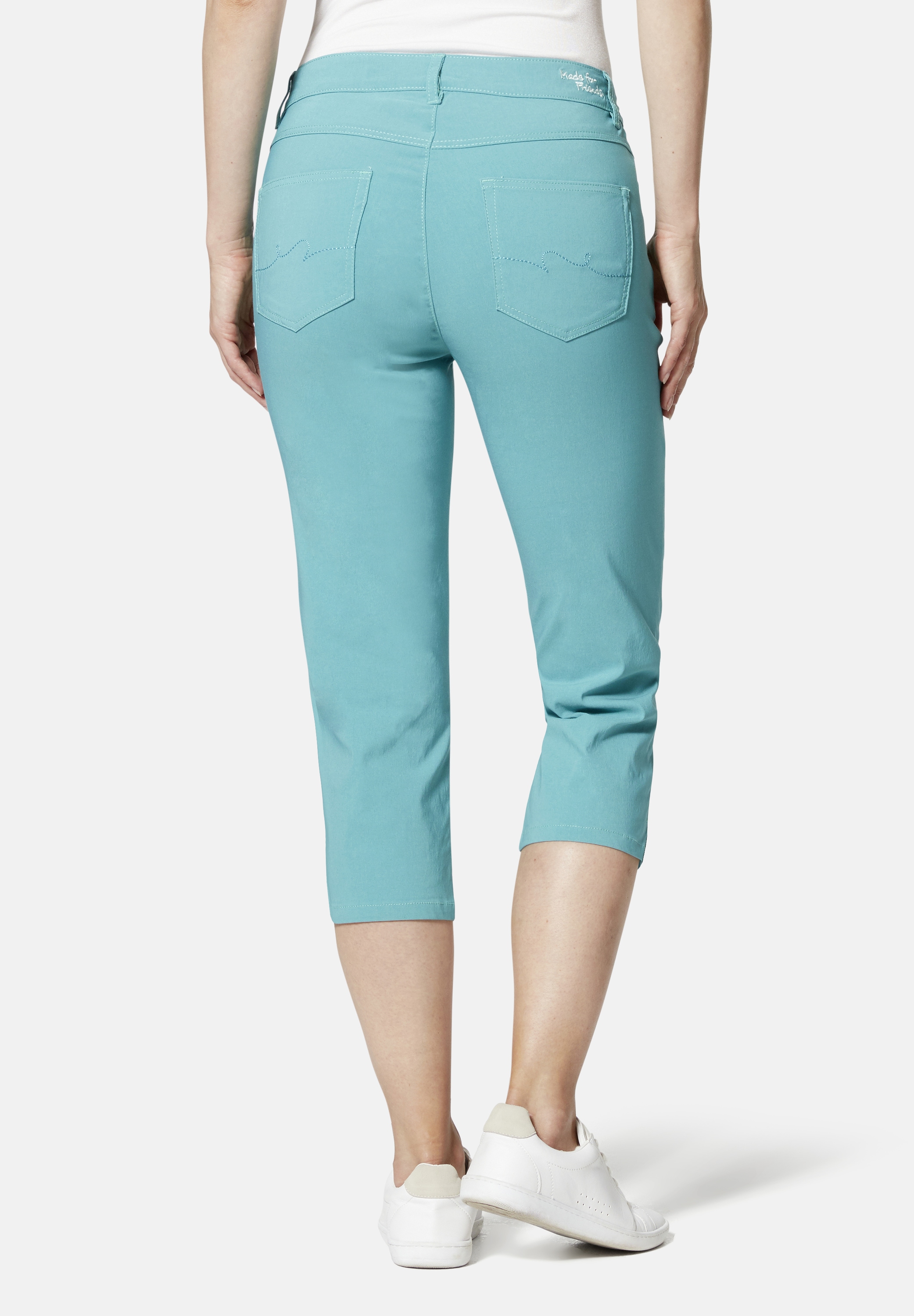 STOOKER WOMEN 7/8-Hose "Tahiti Bengalin Capri Slim Fit", Capri Slim Fit Cas günstig online kaufen