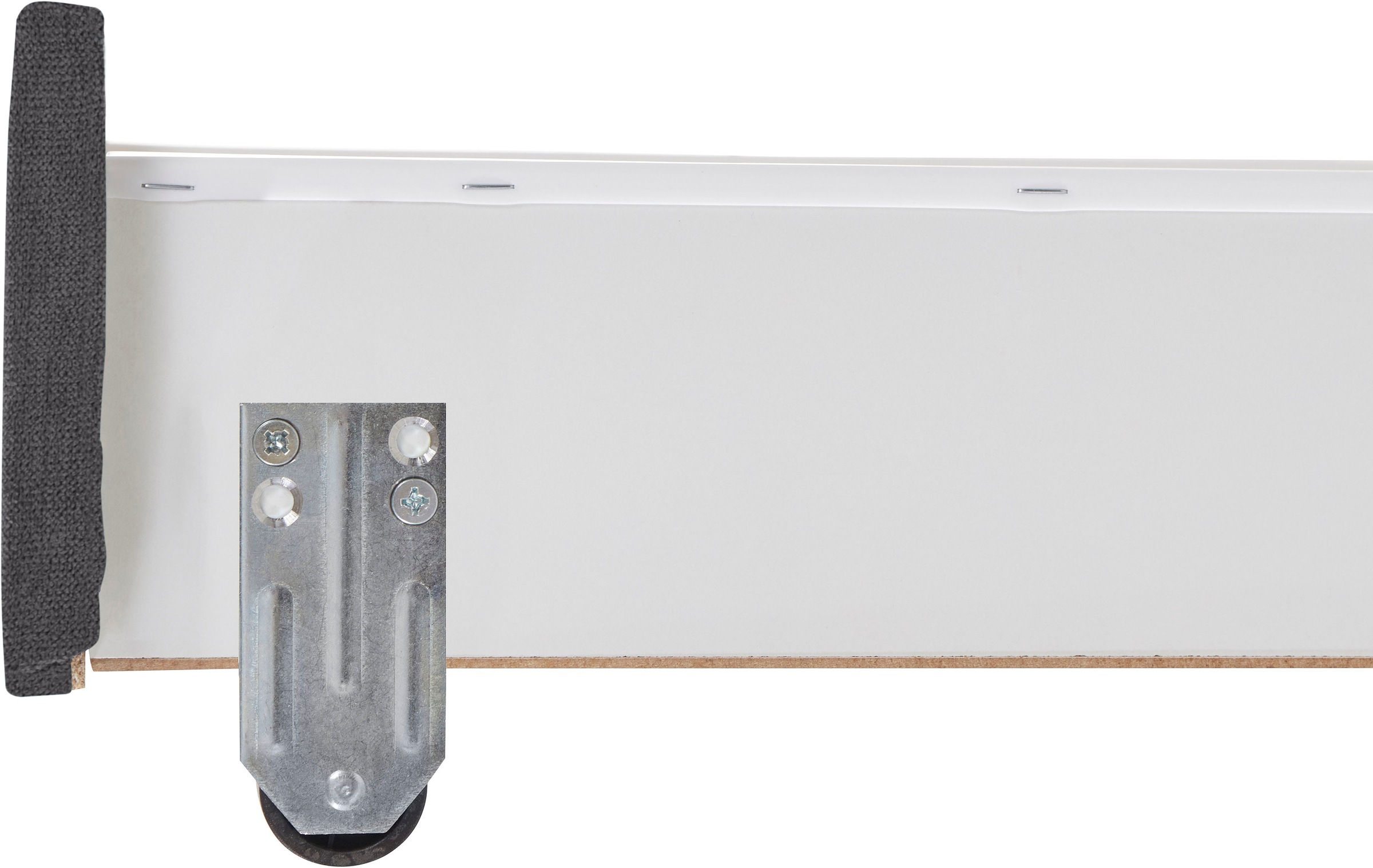 INOSIGN Boxbett »Luan«, Schubkästen, LED-Beleuchtung und Topper, in Breite 120 cm und 180 cm