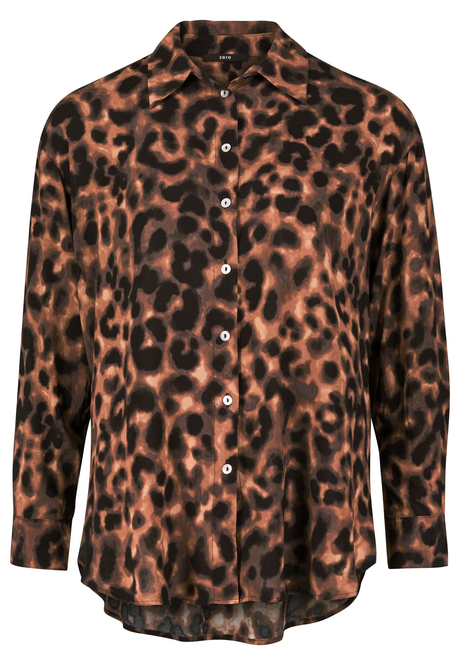 Zero Klassische Bluse »zero Bluse mit Leoprint«