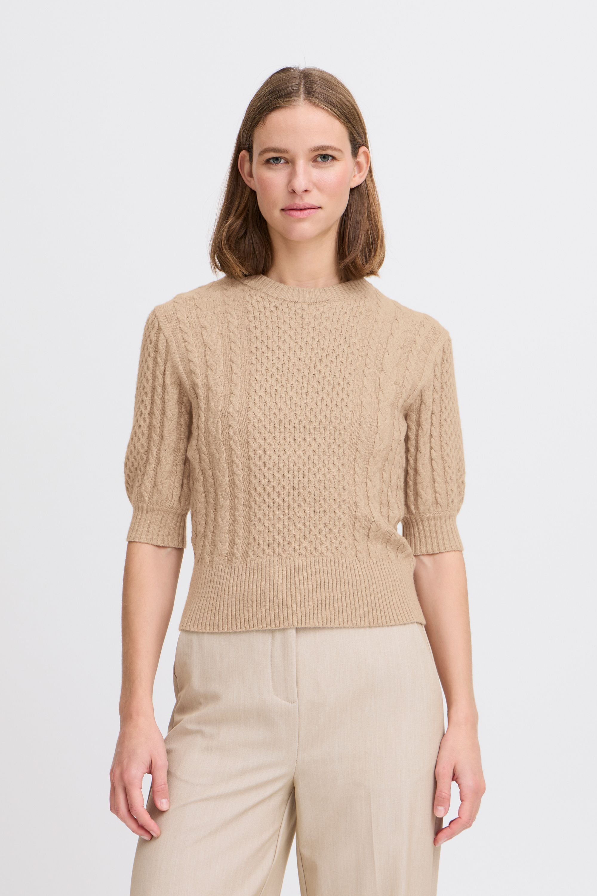 b.young Strickfleece-Pullover »Strickpullover BYNIBE SS JUMPER -«
