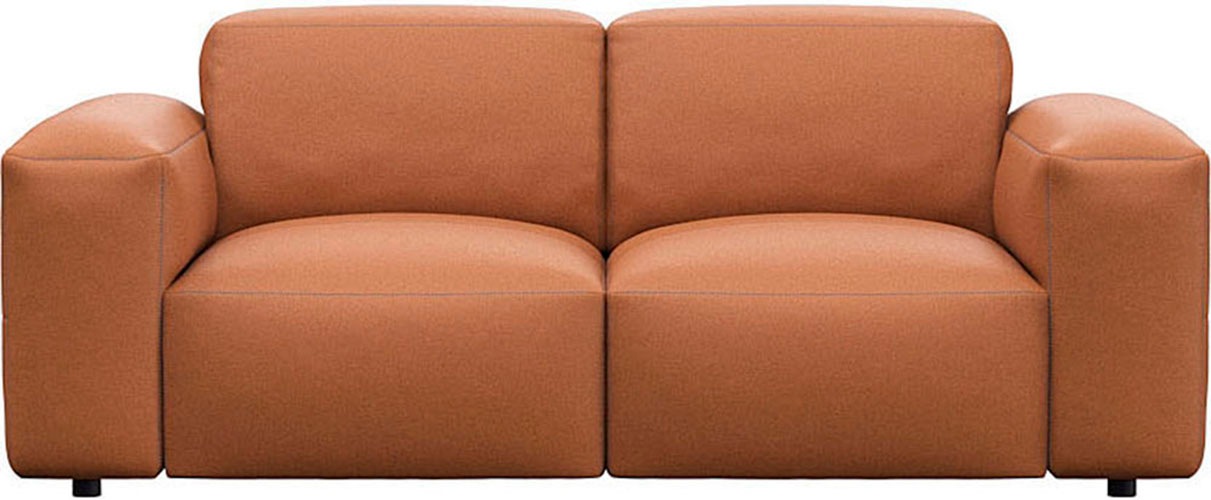 FLEXLUX 2-Sitzer »Lucera Sofa«, modern & anschmiegsam, Kaltschaum, Stahl-Wellenunterfederung