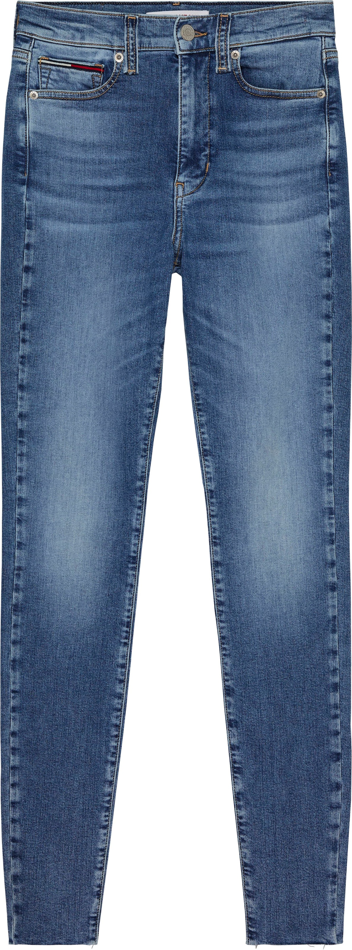 Skinny-fit-Jeans »Jeans SYLVIA HR SSKN CG4«, mit Logobadge und Labelflags