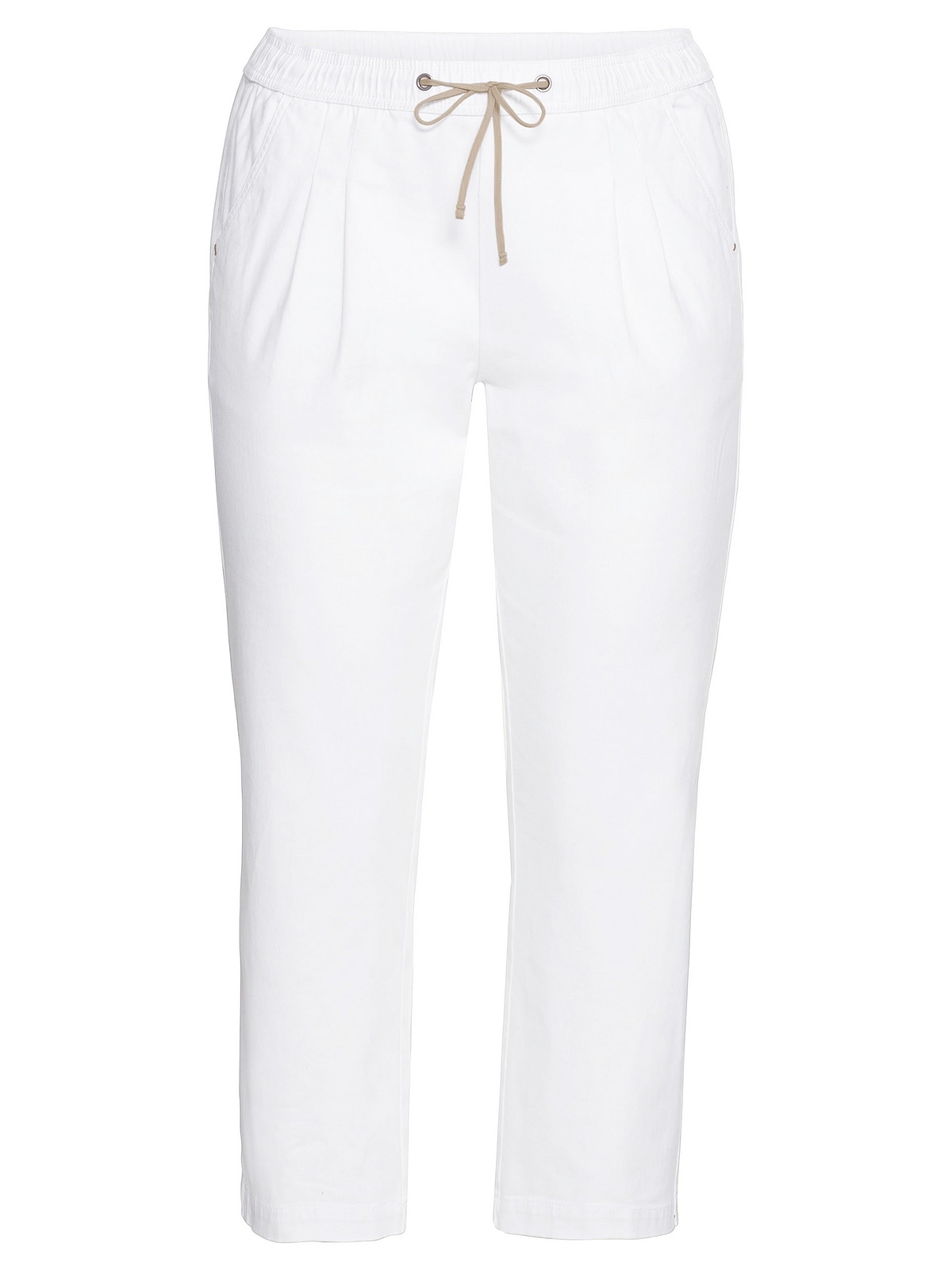 Sheego Stretch-Jeans »Große Größen«, mit dehnbarem Bund und Bindeband