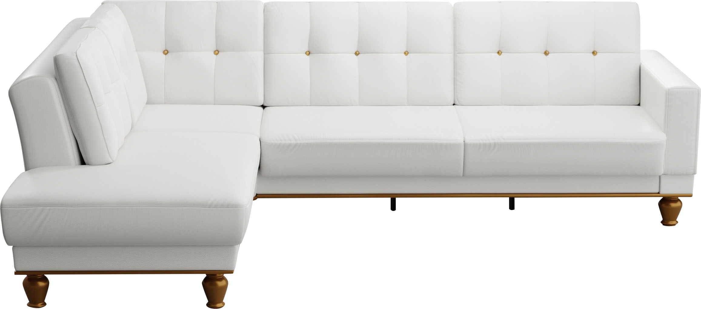 sit&more Ecksofa »Orient 5 L-Form«, mit Strass-Stein, wahlweise mit Bettfunktion und Bettkasten
