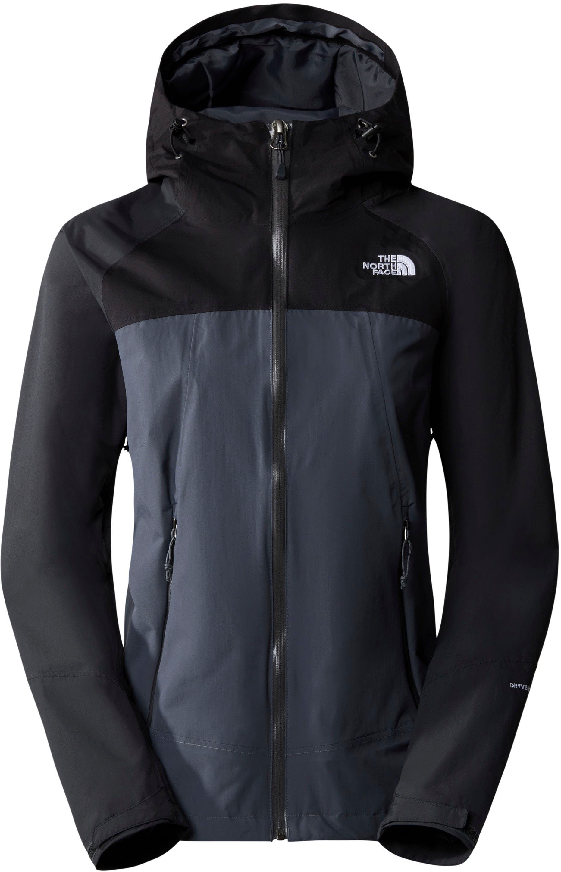 The North Face Funktionsjacke "W STRATOS JACKET - EU", (1 St.), mit Kapuze, Winddicht & Wasserabweisend & Atmungsaktiv