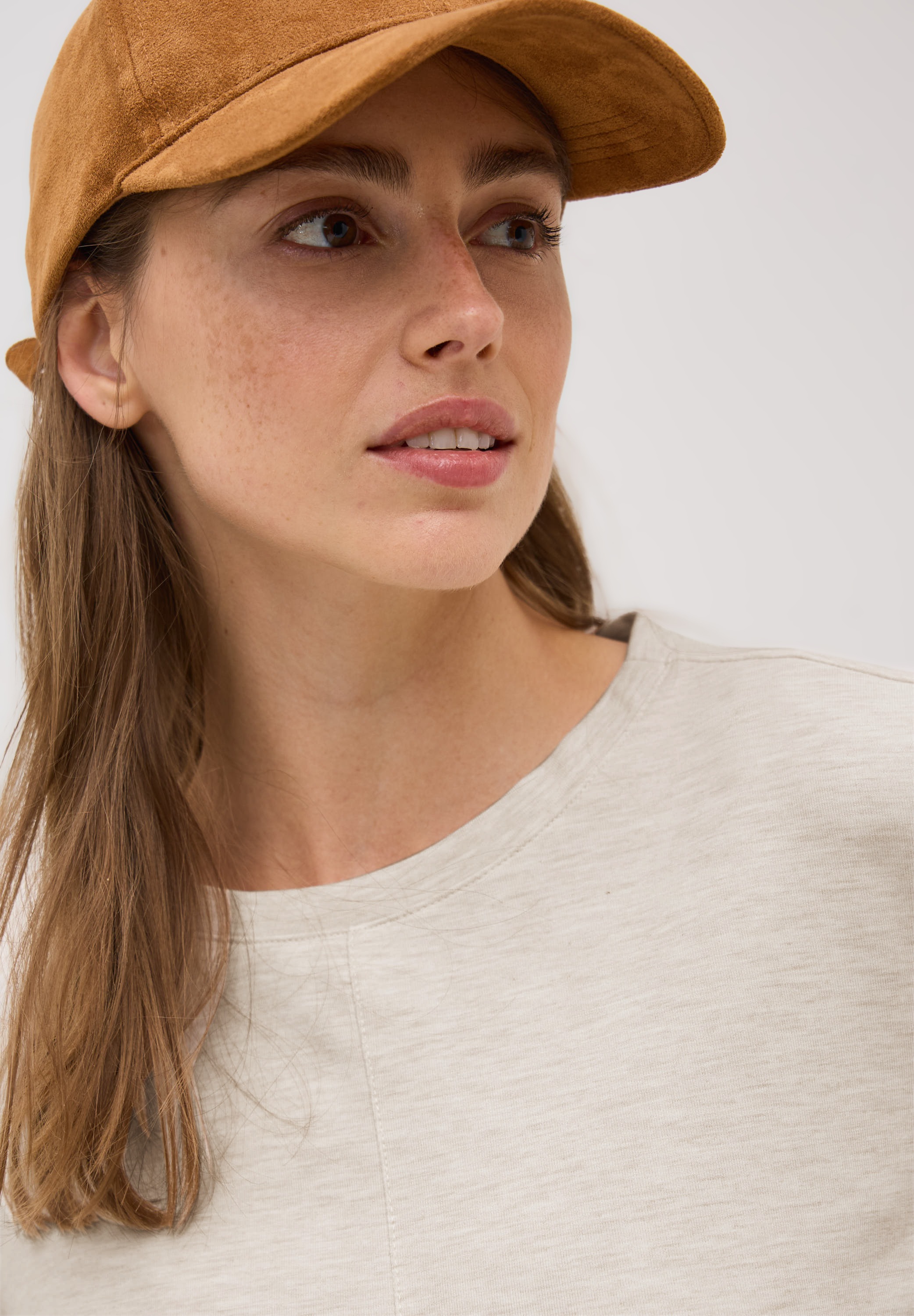 Thumbnail - Cecil Sweatshirt, kurzarm, mit Rundhals