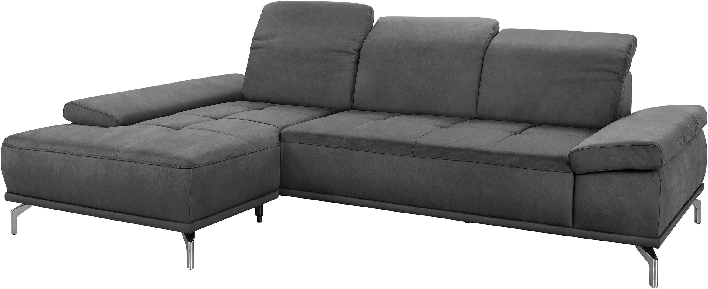 Home affaire Ecksofa "Caluna" Inkl.Sitztiefenverstellung, wahlweise mit Kop günstig online kaufen