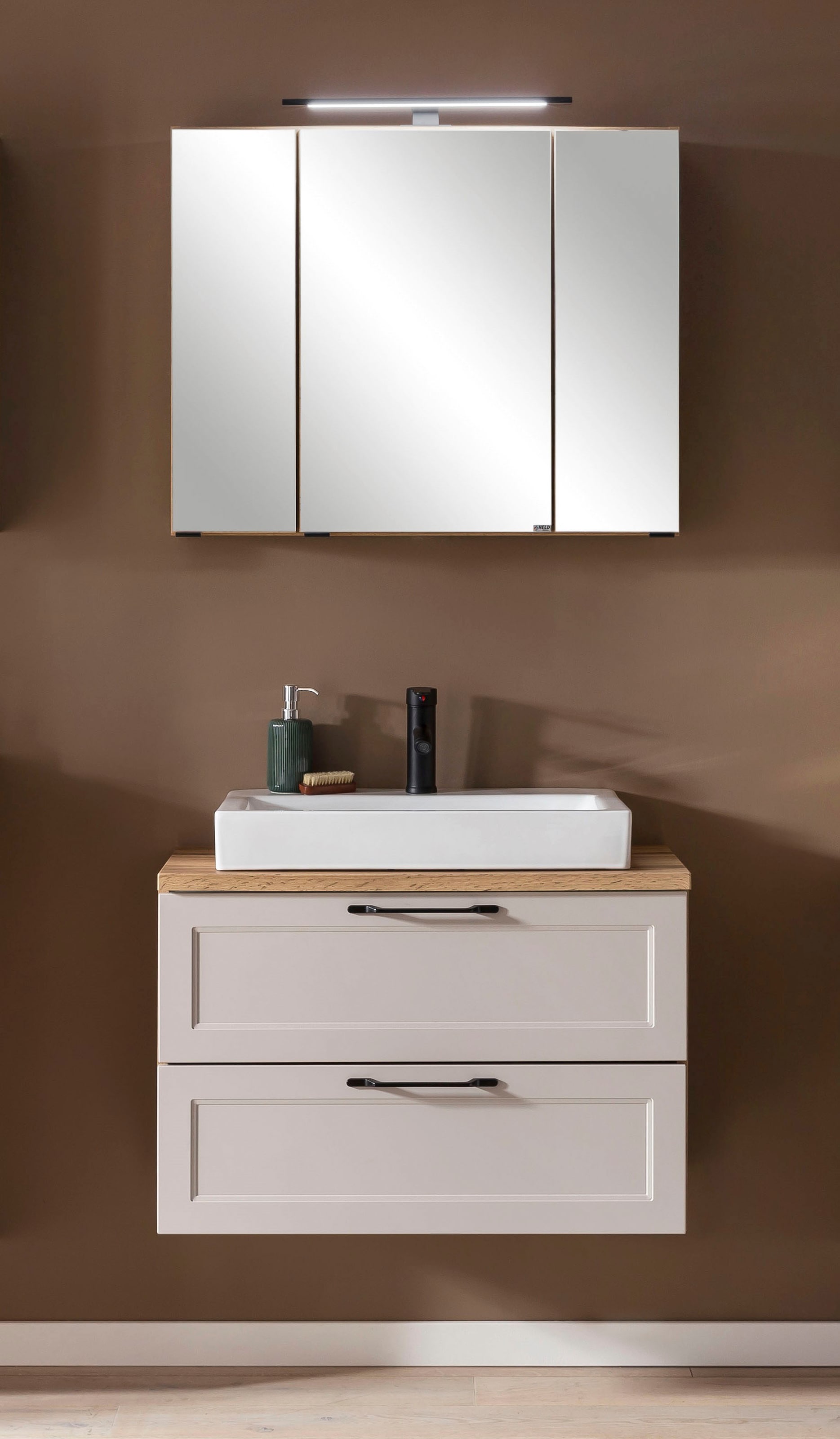 welltime Badmöbel-Set "Lana" Komplett-Set, 2 Stk. tlg. günstig online kaufen