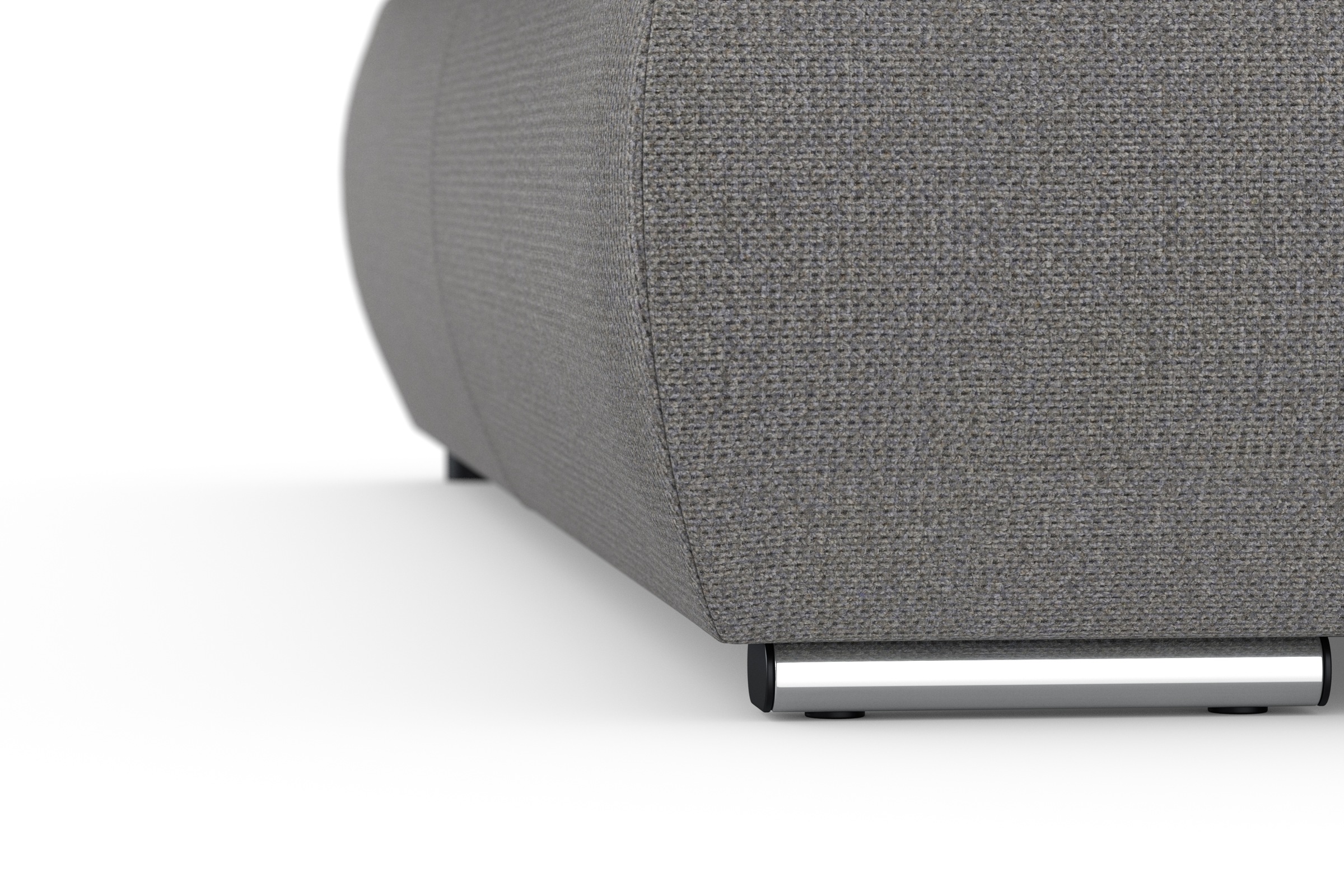 DOMO collection Ecksofa »Moric, L-Form, XXL-Sofa - Breite 300cm«, wahlweise mit Bettfunktion und Armteilverstellung, dunkelgrau
